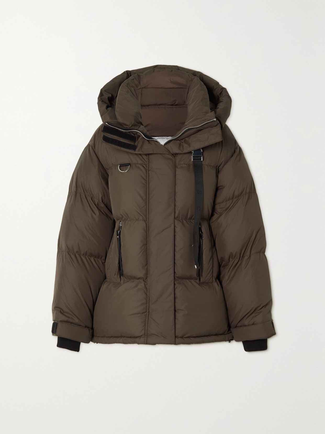 Shoreditch Ski Club - + Net Sustain Willow Hooded Quilted Padded Recycled-shell Jacket - Brown