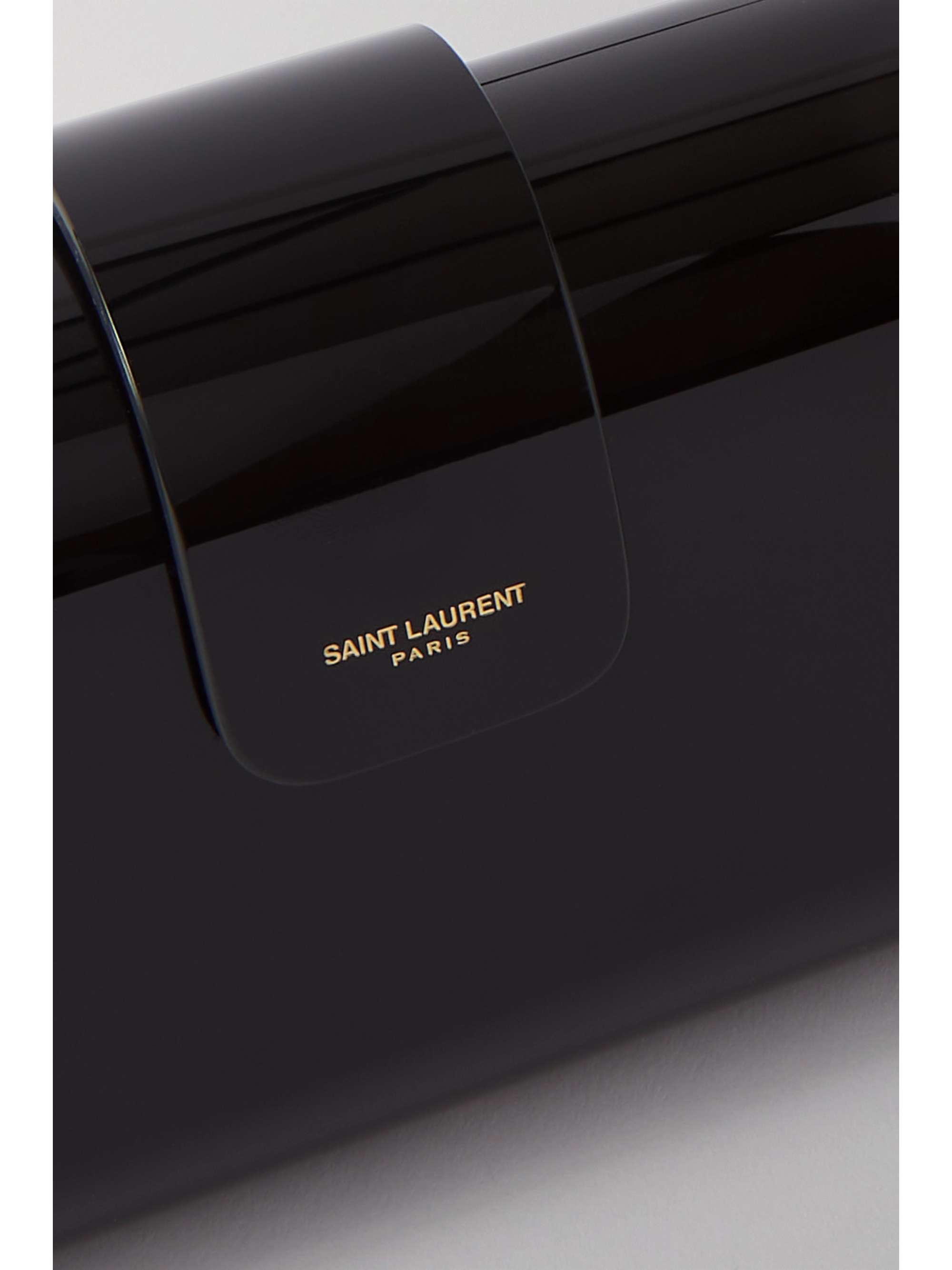 SAINT LAURENT Plexiglas clutch