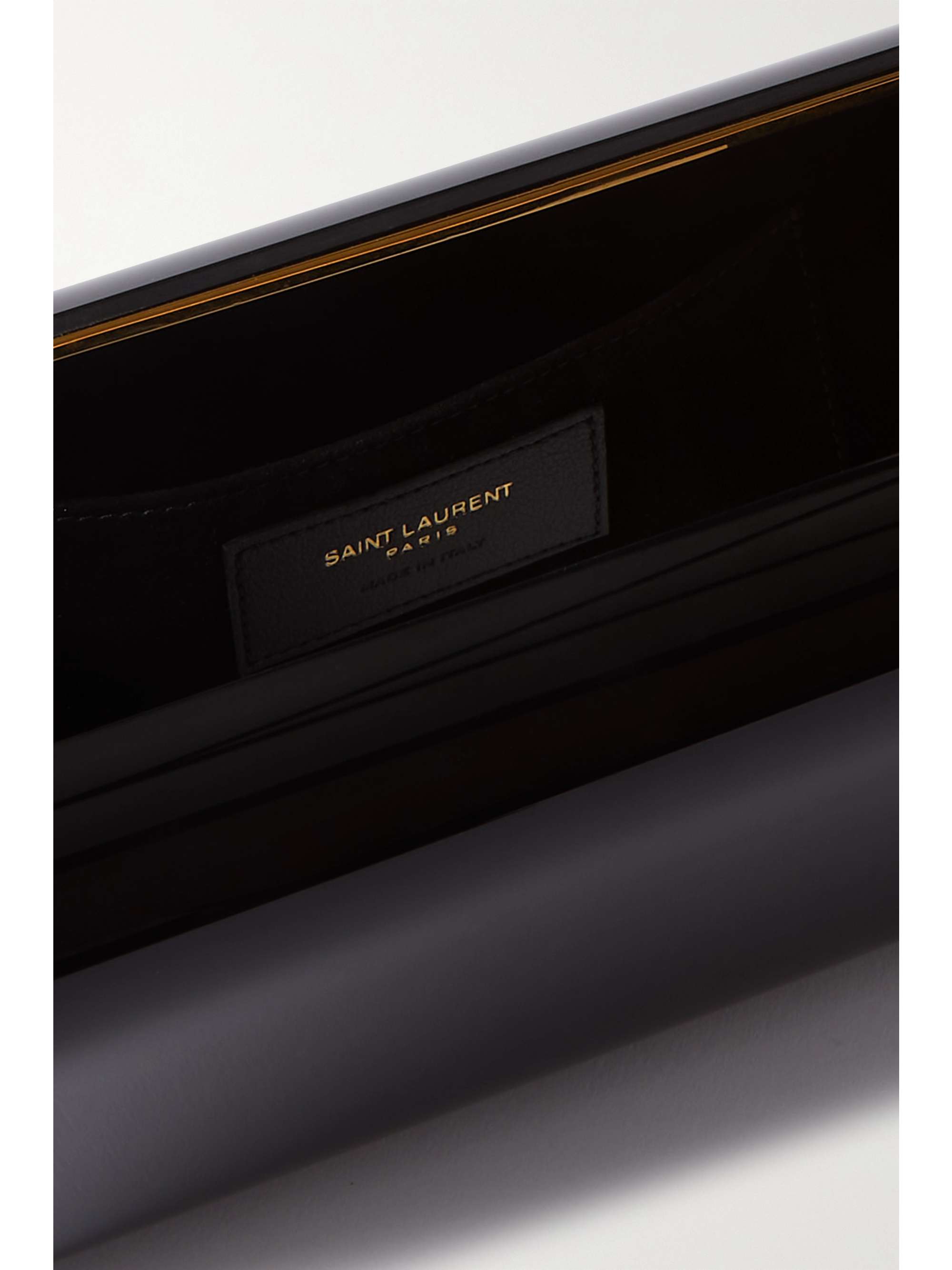 SAINT LAURENT Plexiglas clutch