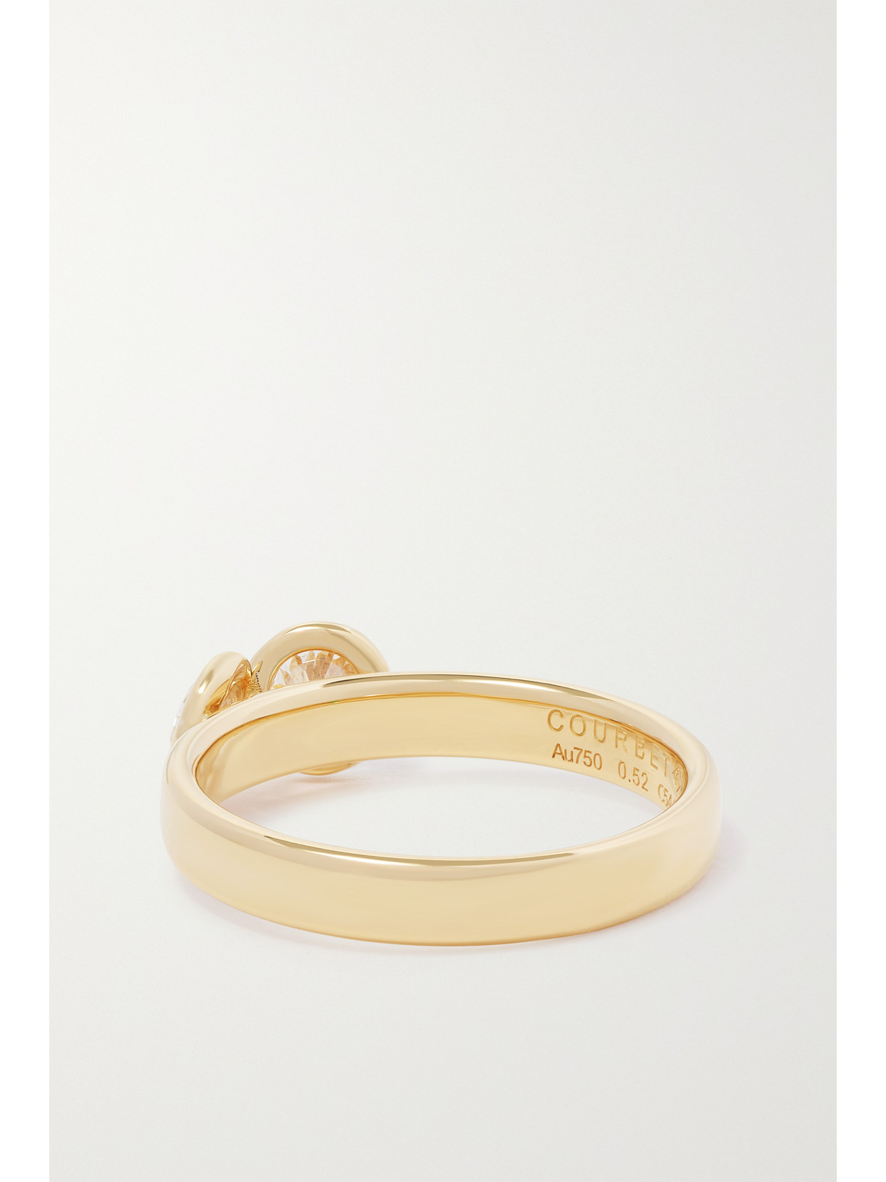 Courbet Origine 18-karat Recycled Gold Laboratory-grown Diamond Ring In Gold