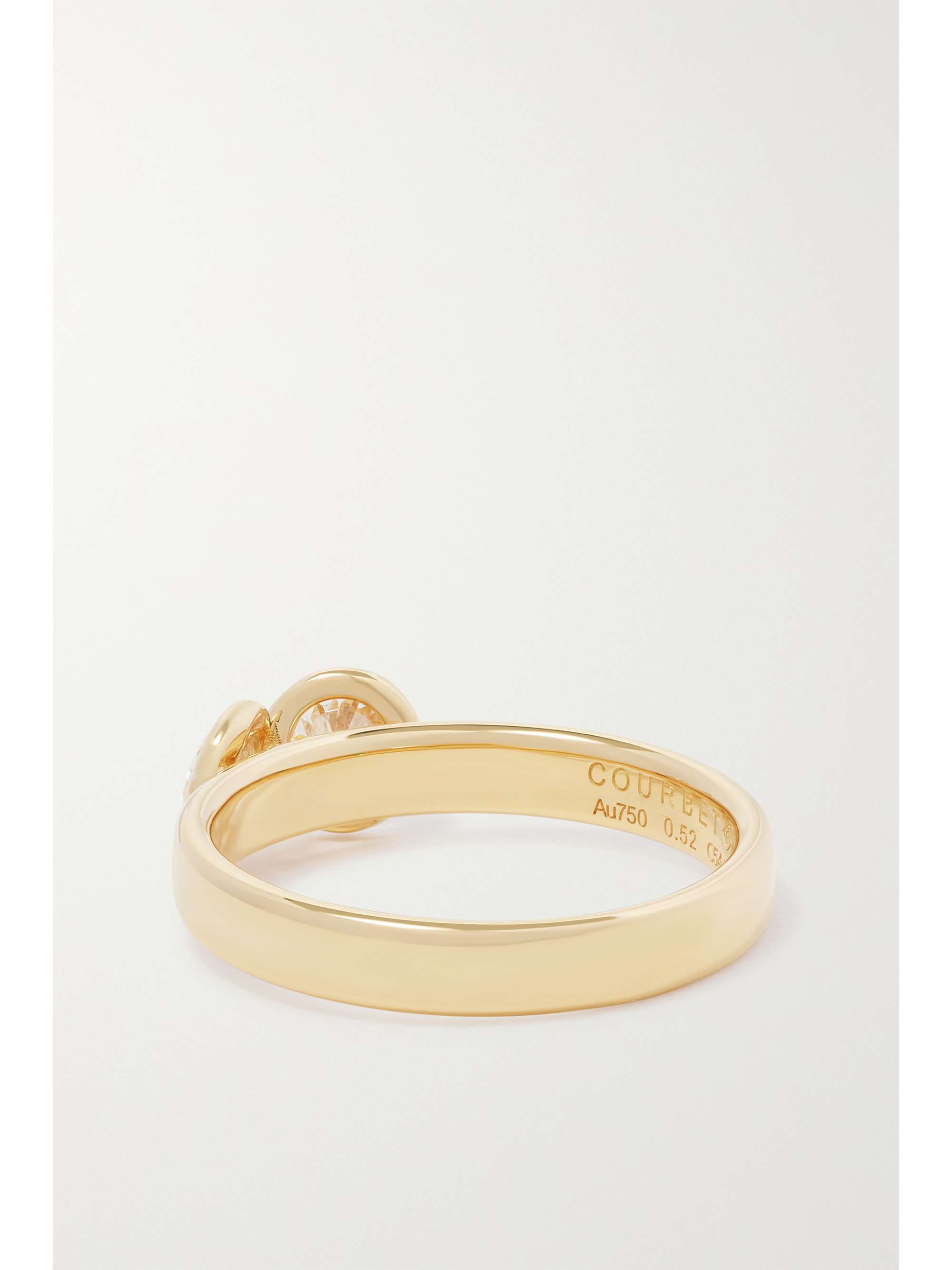 COURBET Origine 18-karat recycled gold laboratory-grown diamond ring