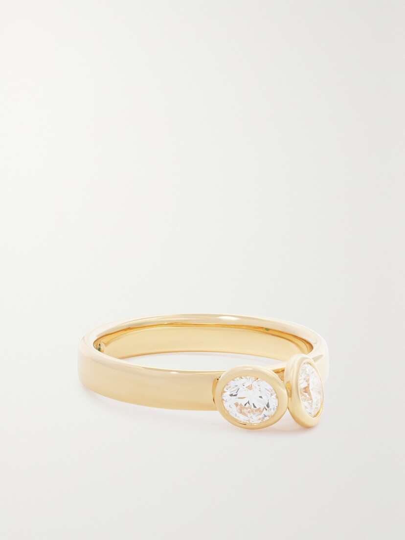 Courbet Origine 18-karat Recycled Gold Laboratory-grown Diamond Ring