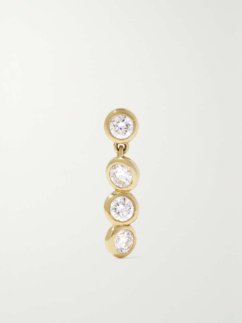 Courbet Origine 2 18-karat Recycled Gold Laboratory-grown Diamond Single Earring