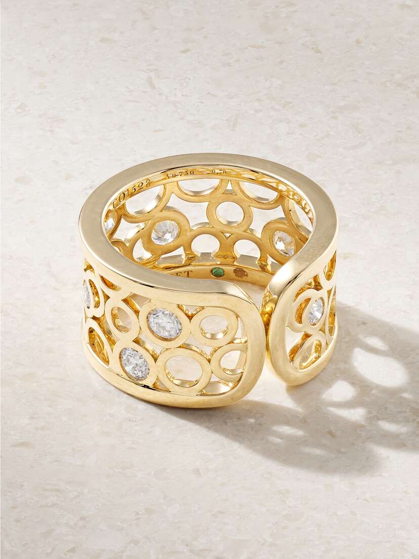 Courbet Co Couture 18-karat Recycled Gold Laboratory-grown Diamond Ring