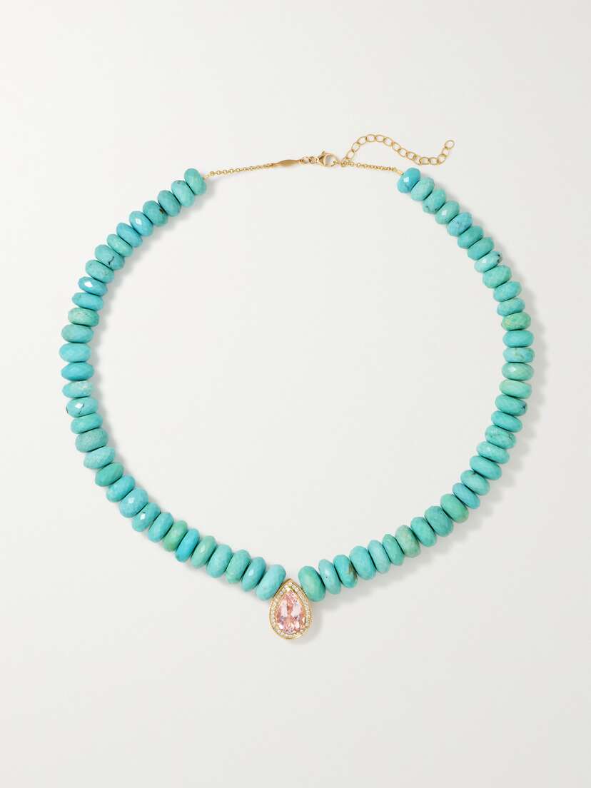 Jacquie Aiche 14-karat Gold Multi-stone Necklace