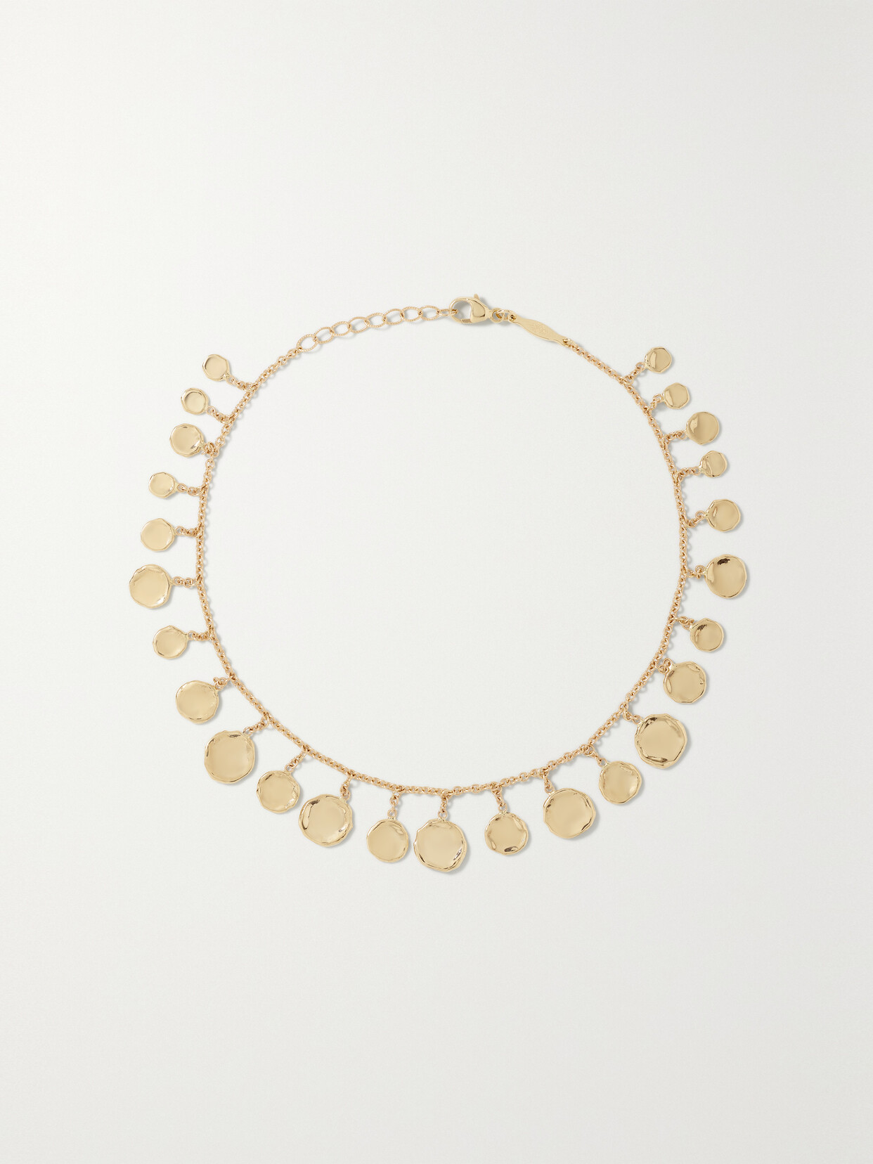 Jacquie Aiche Shaker 14-karat Gold Anklet