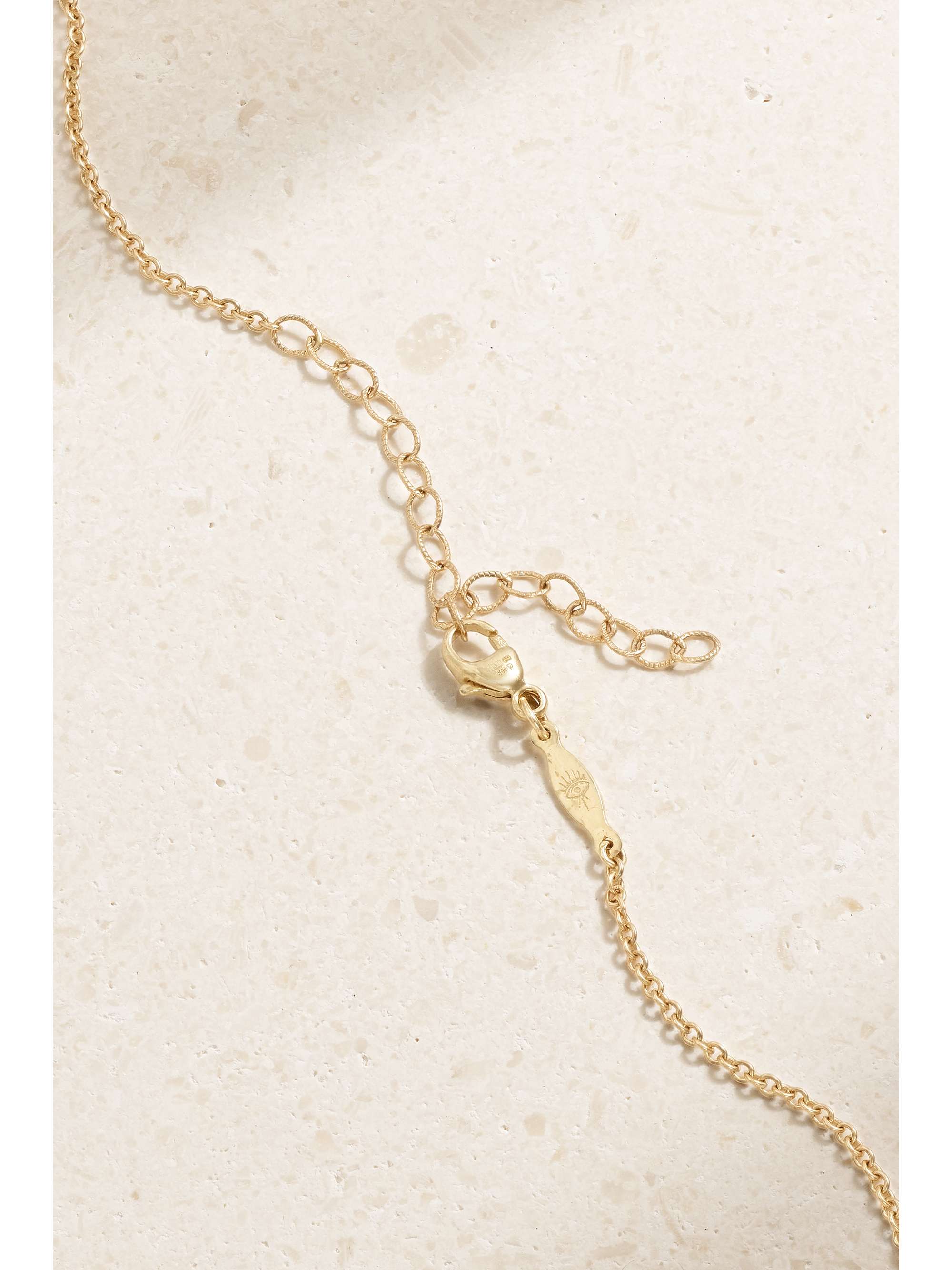 JACQUIE AICHE Sophia 14-karat gold diamond necklace