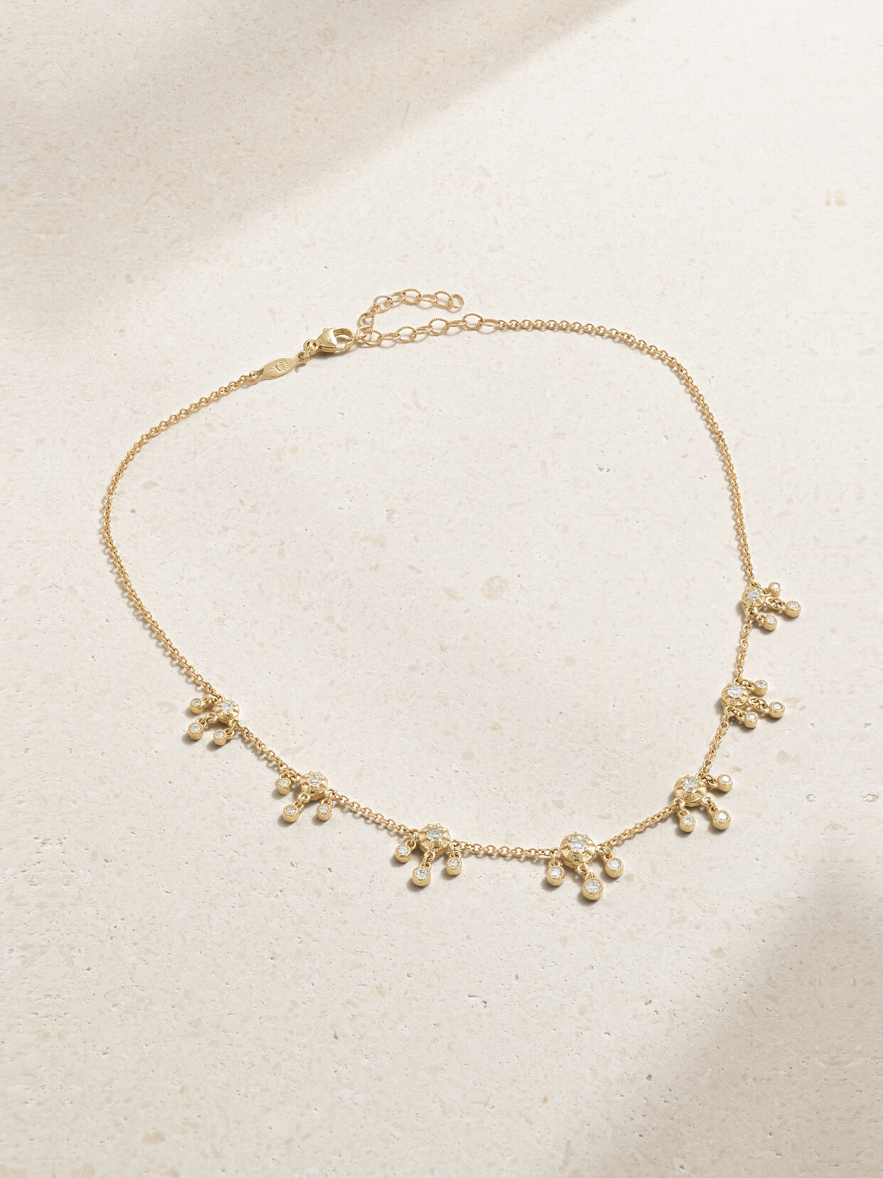 Jacquie Aiche Sophia 14-karat Gold Diamond Necklace