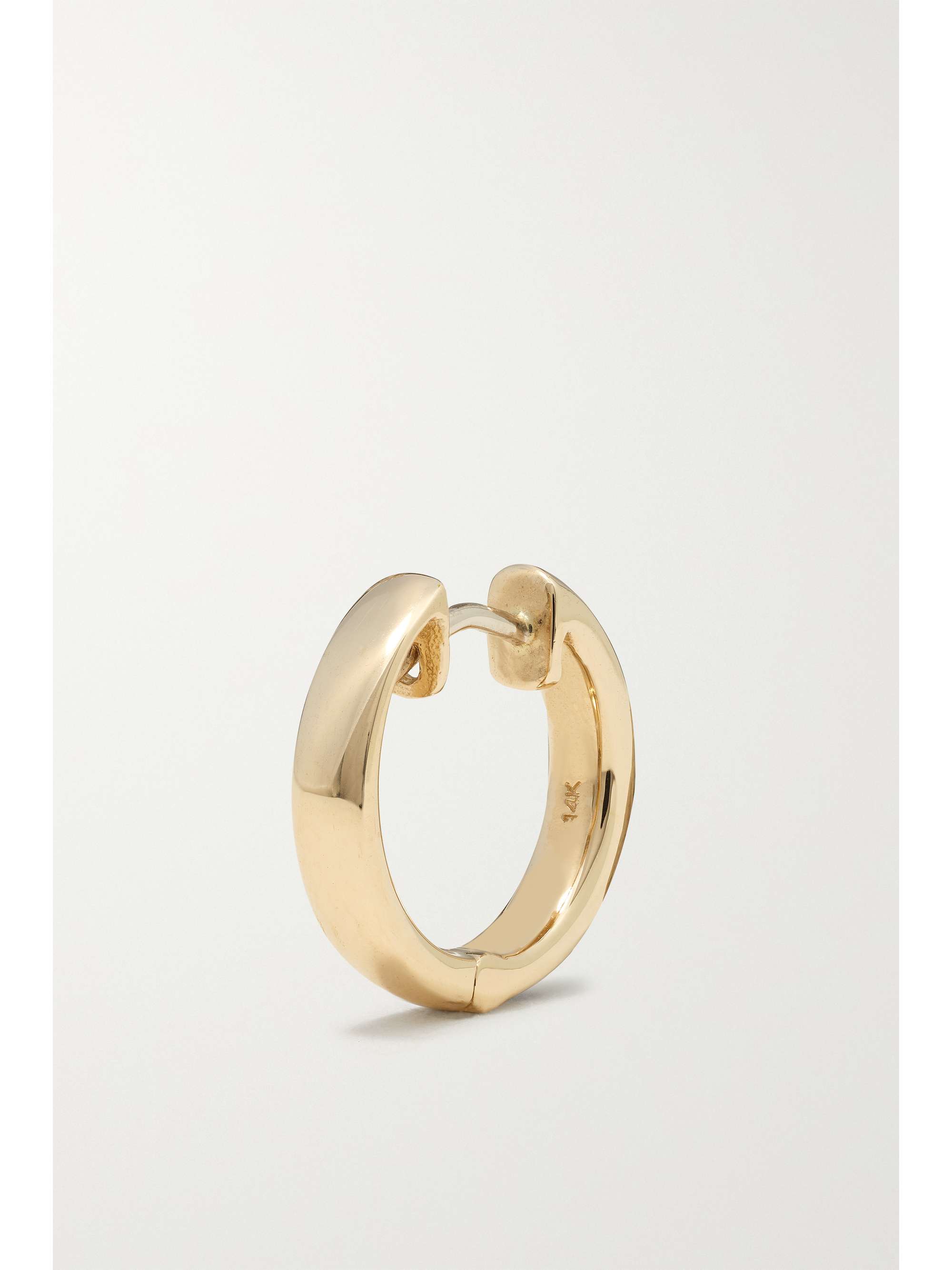 MARLO LAZ Gemma 14-karat gold multi-stone hoop earrings