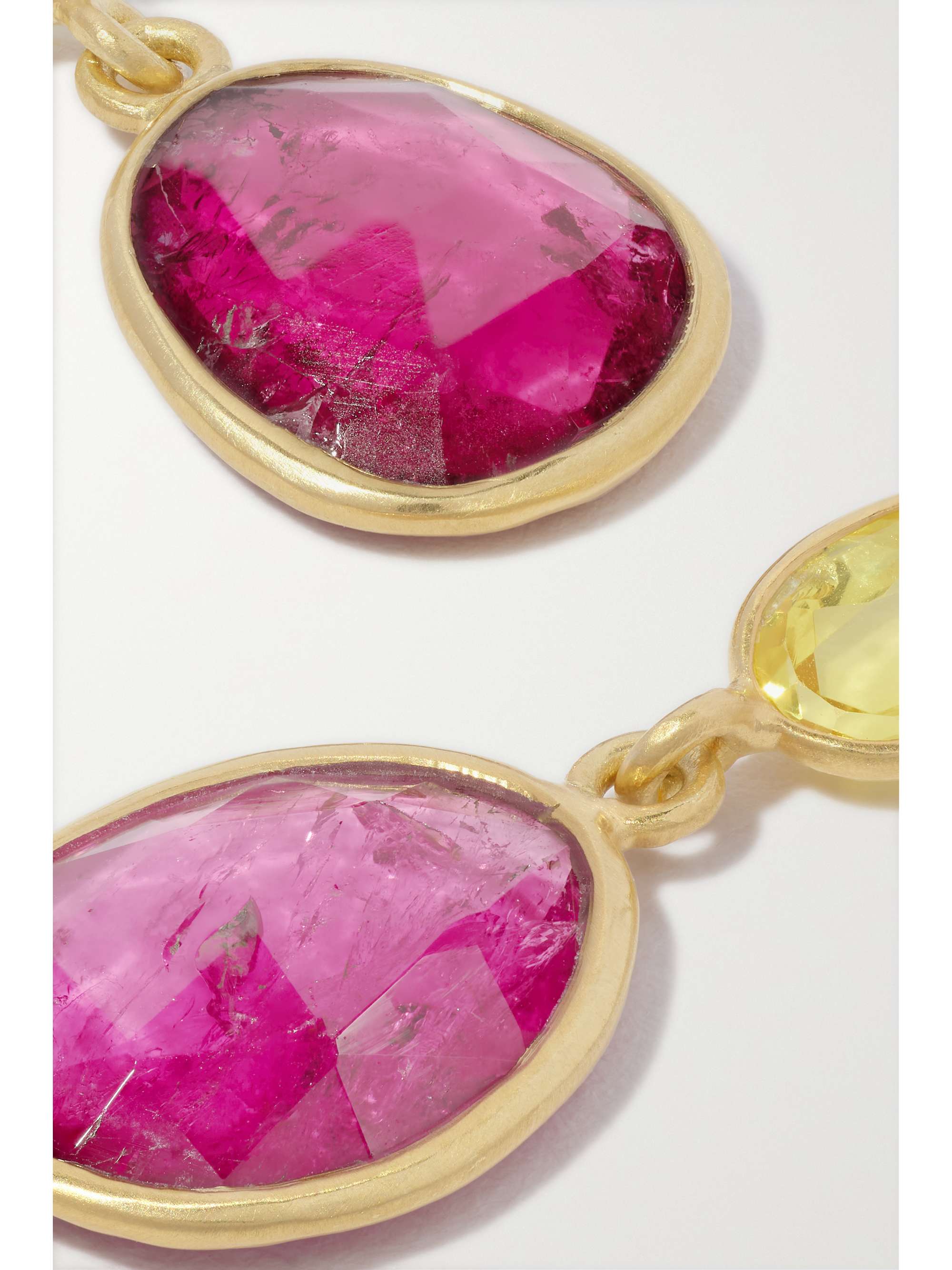 PIPPA SMALL 18-karat gold sapphire earrings