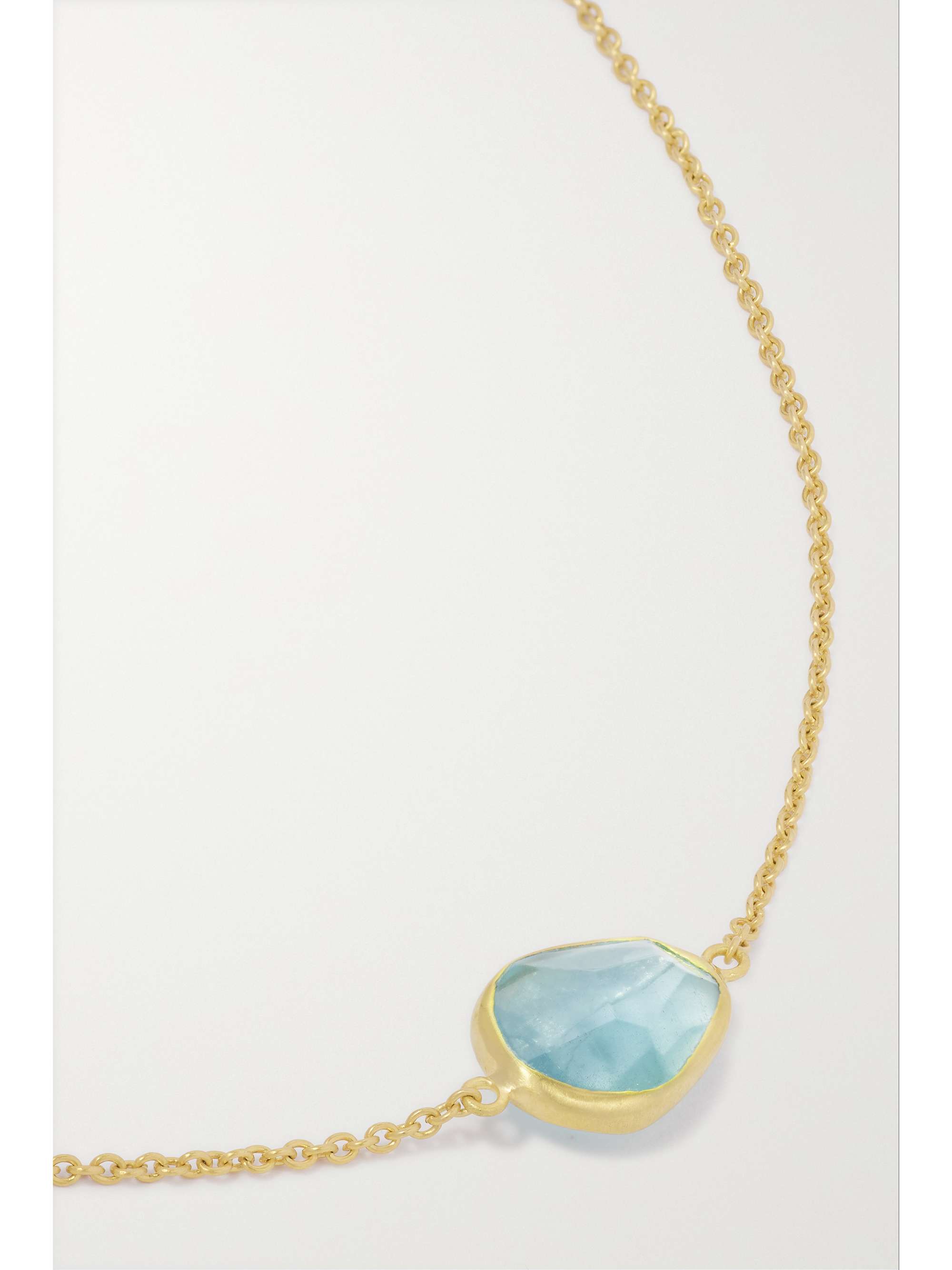 PIPPA SMALL 18K 黄金海蓝宝石手链