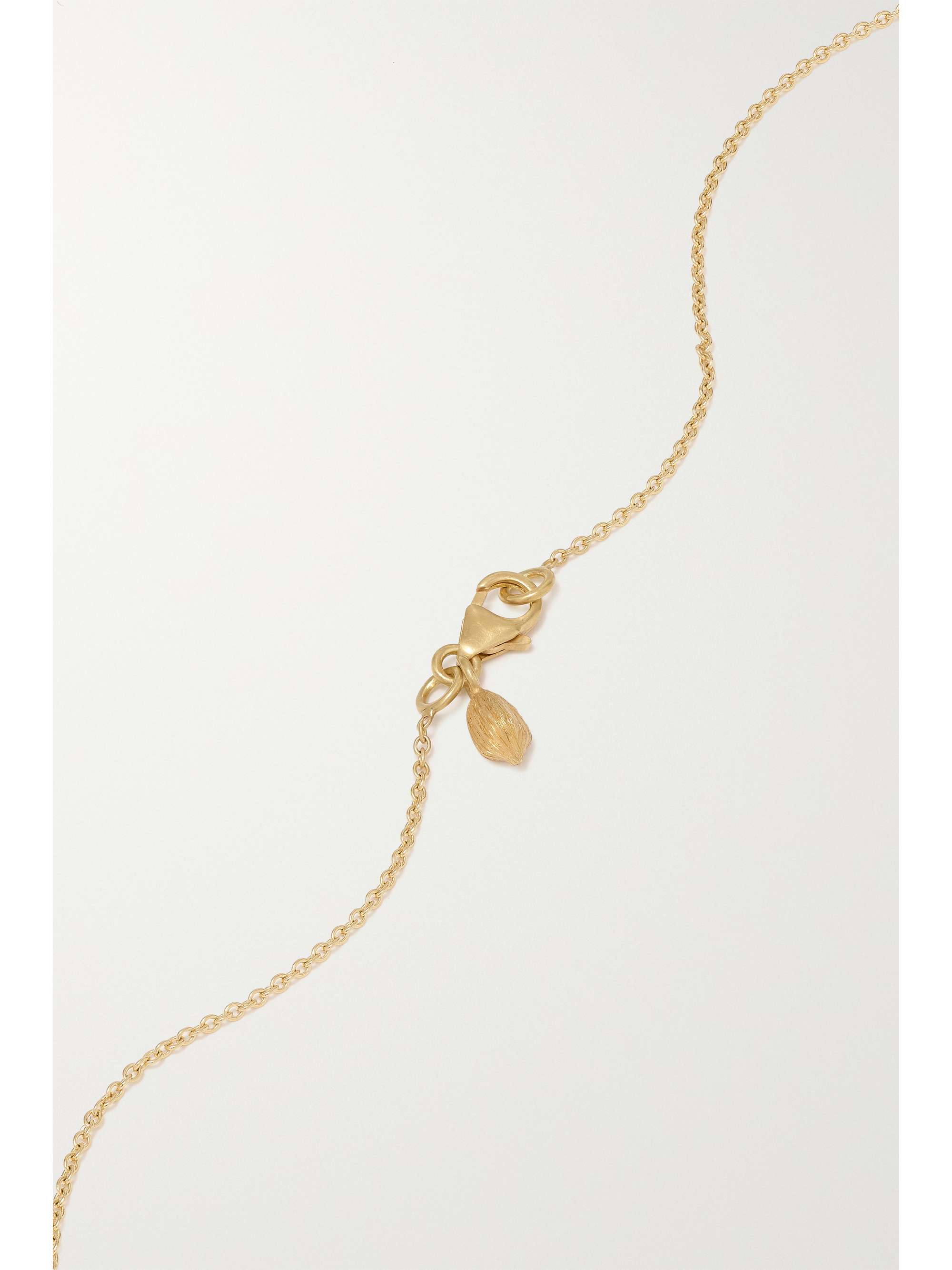 PIPPA SMALL 18-karat gold chrysoprase necklace