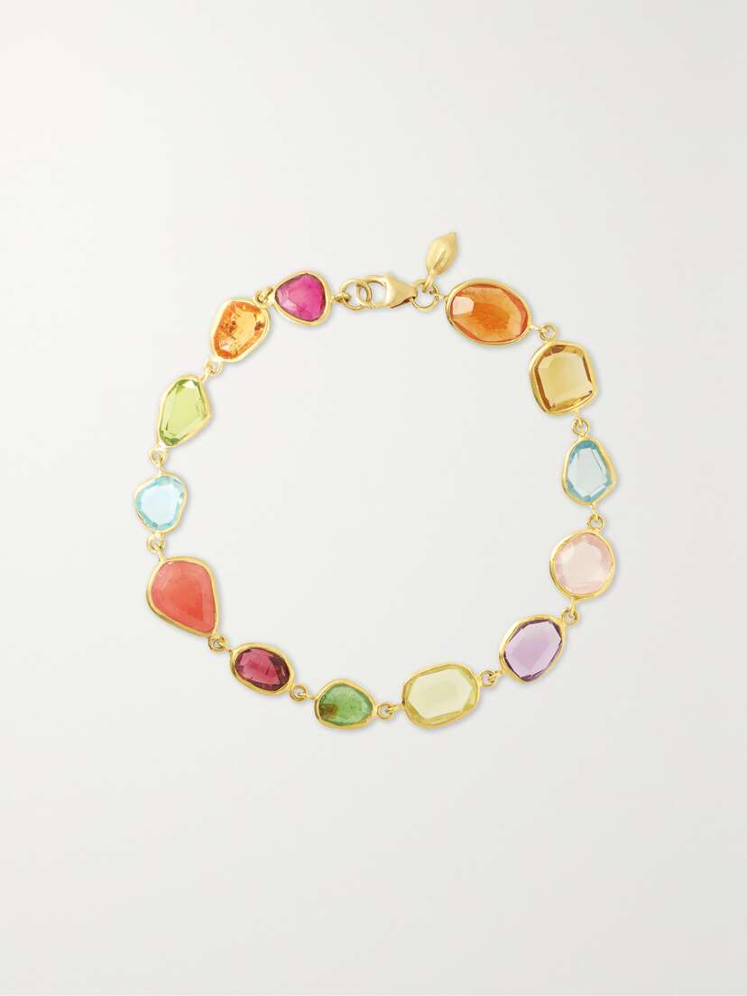Pippa Small A New Day 18-karat Gold Multi-stone Bracelet