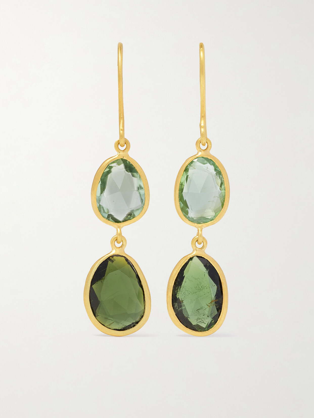 Pippa Small 18-karat Gold Tourmaline Earrings