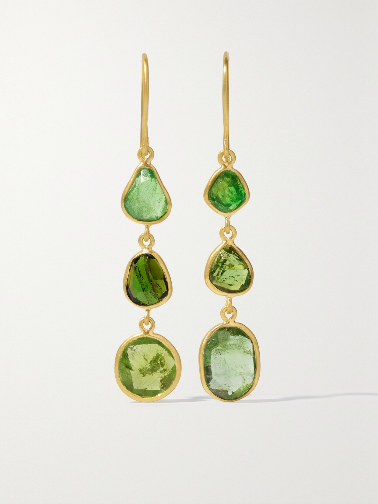 Pippa Small 18-karat Gold Tourmaline Earrings