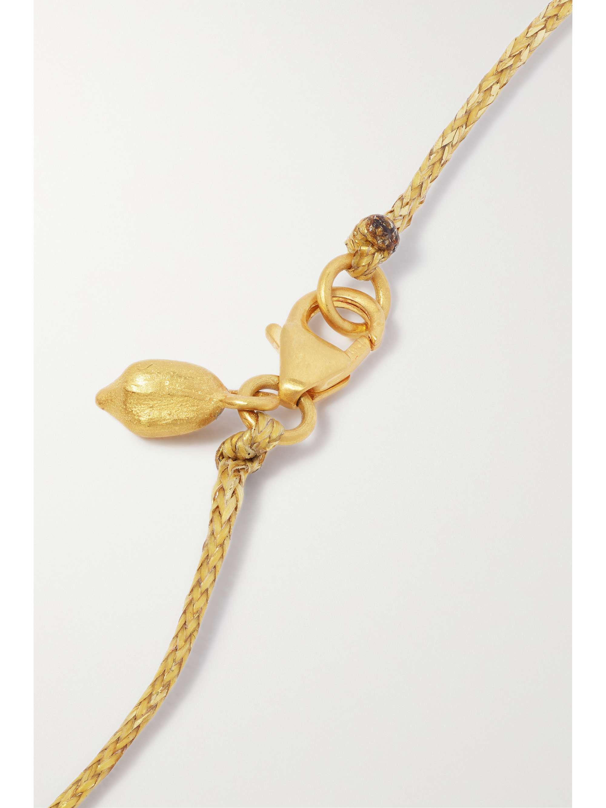 PIPPA SMALL 18K 黄金编绳项链