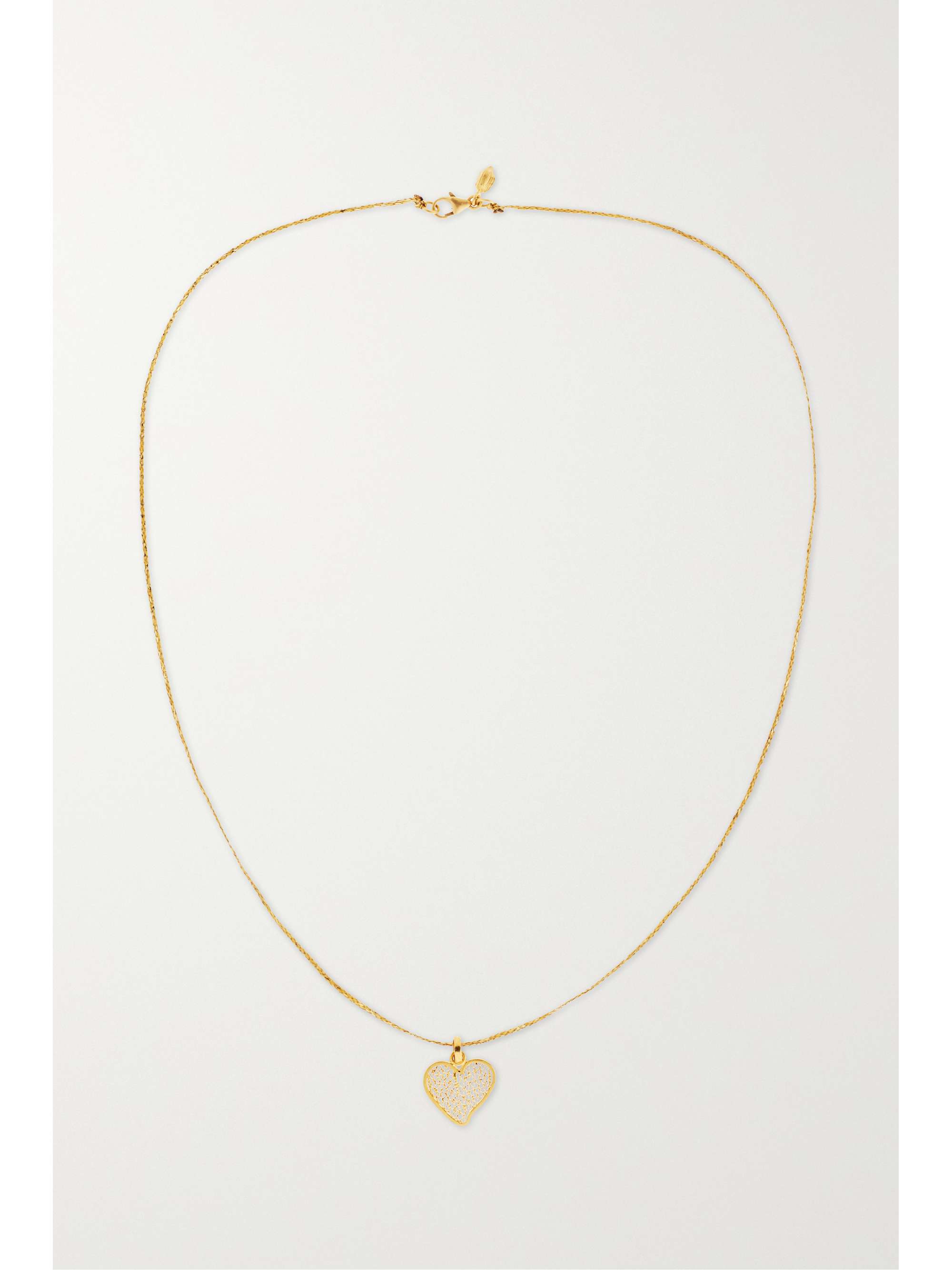 PIPPA SMALL 18K 黄金编绳项链