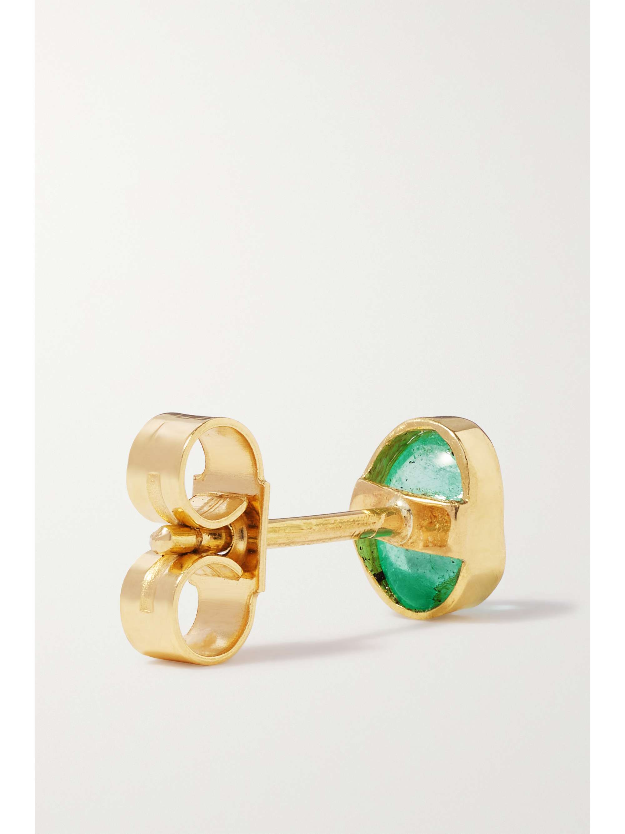 PIPPA SMALL 18-karat gold emerald earrings