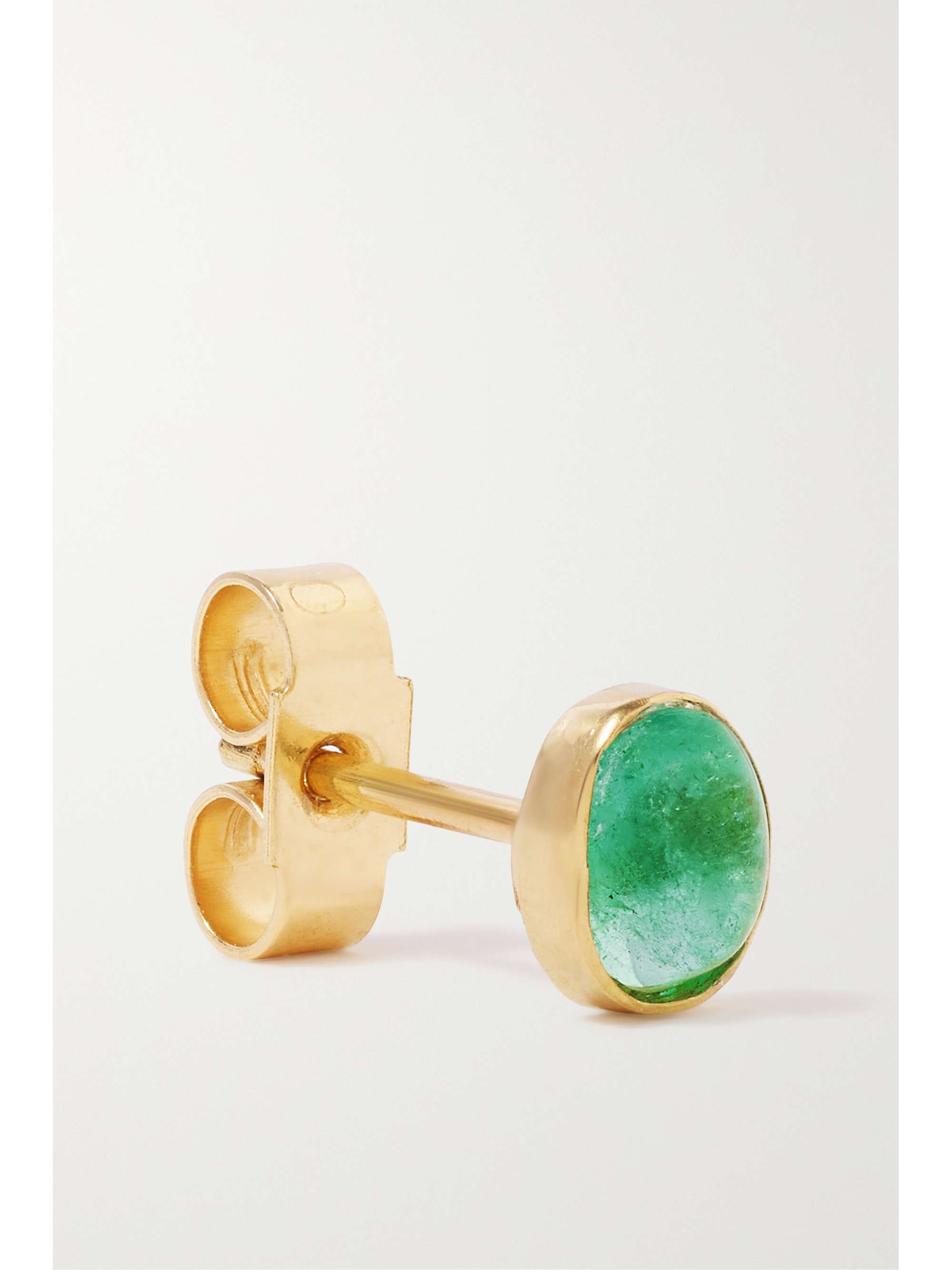 PIPPA SMALL 18-karat gold emerald earrings