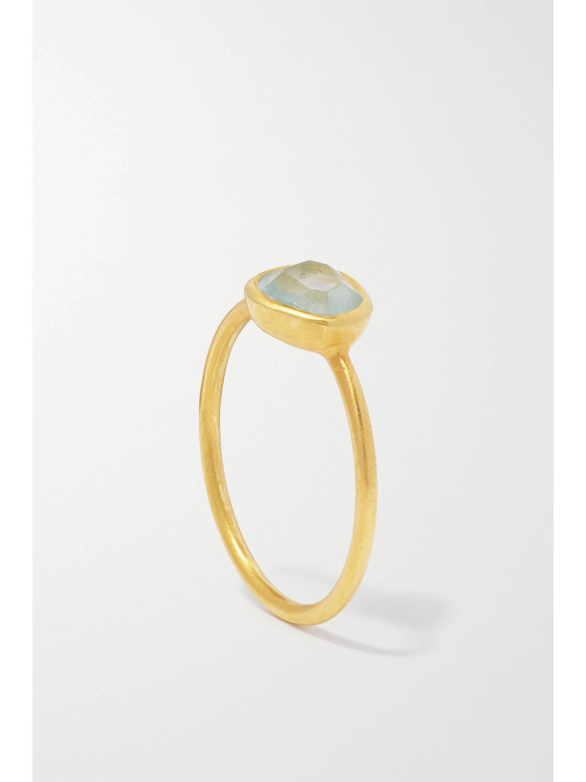 PIPPA SMALL 18-karat gold aquamarine ring