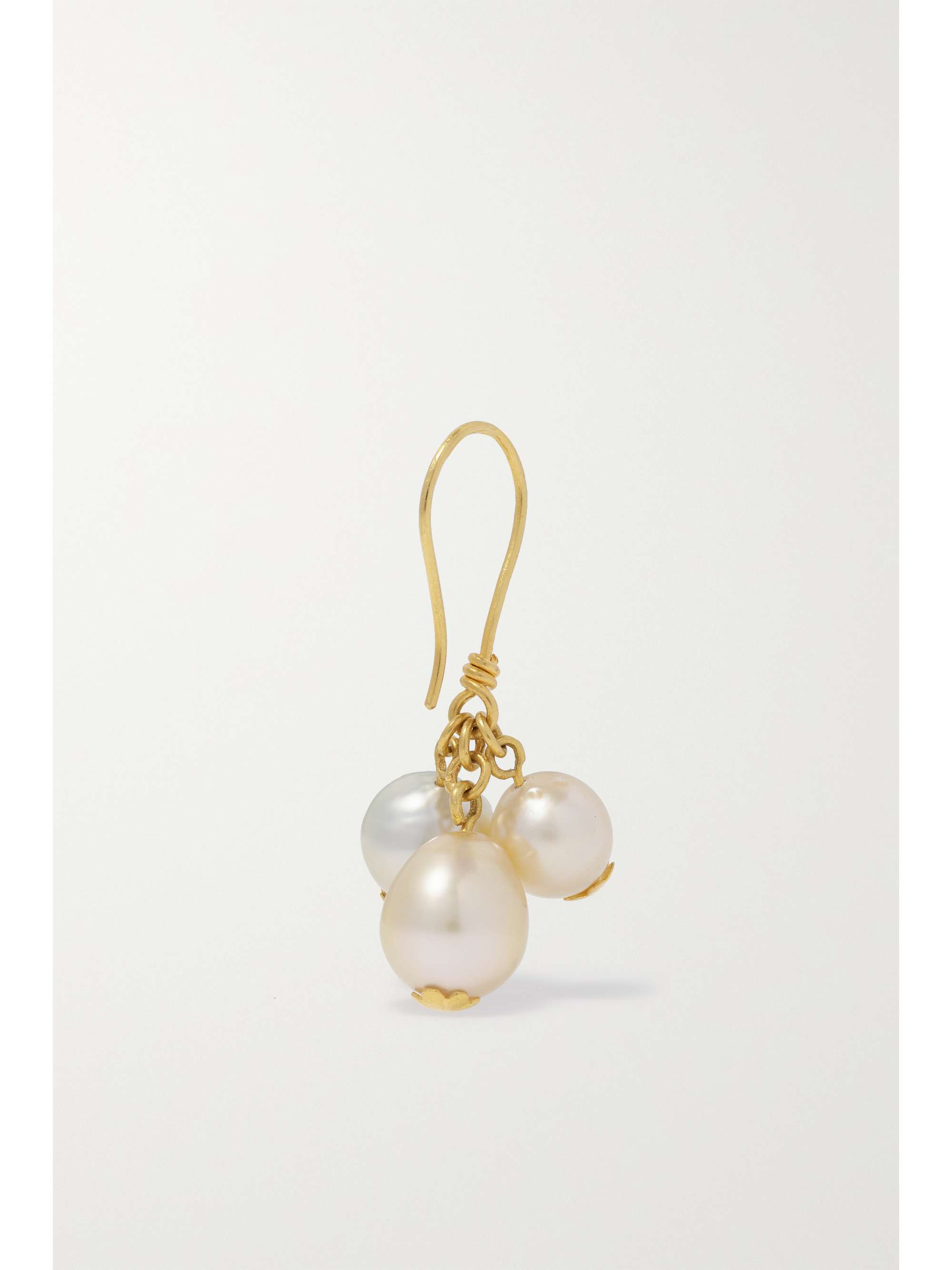 PIPPA SMALL 18K 黄金珍珠耳环