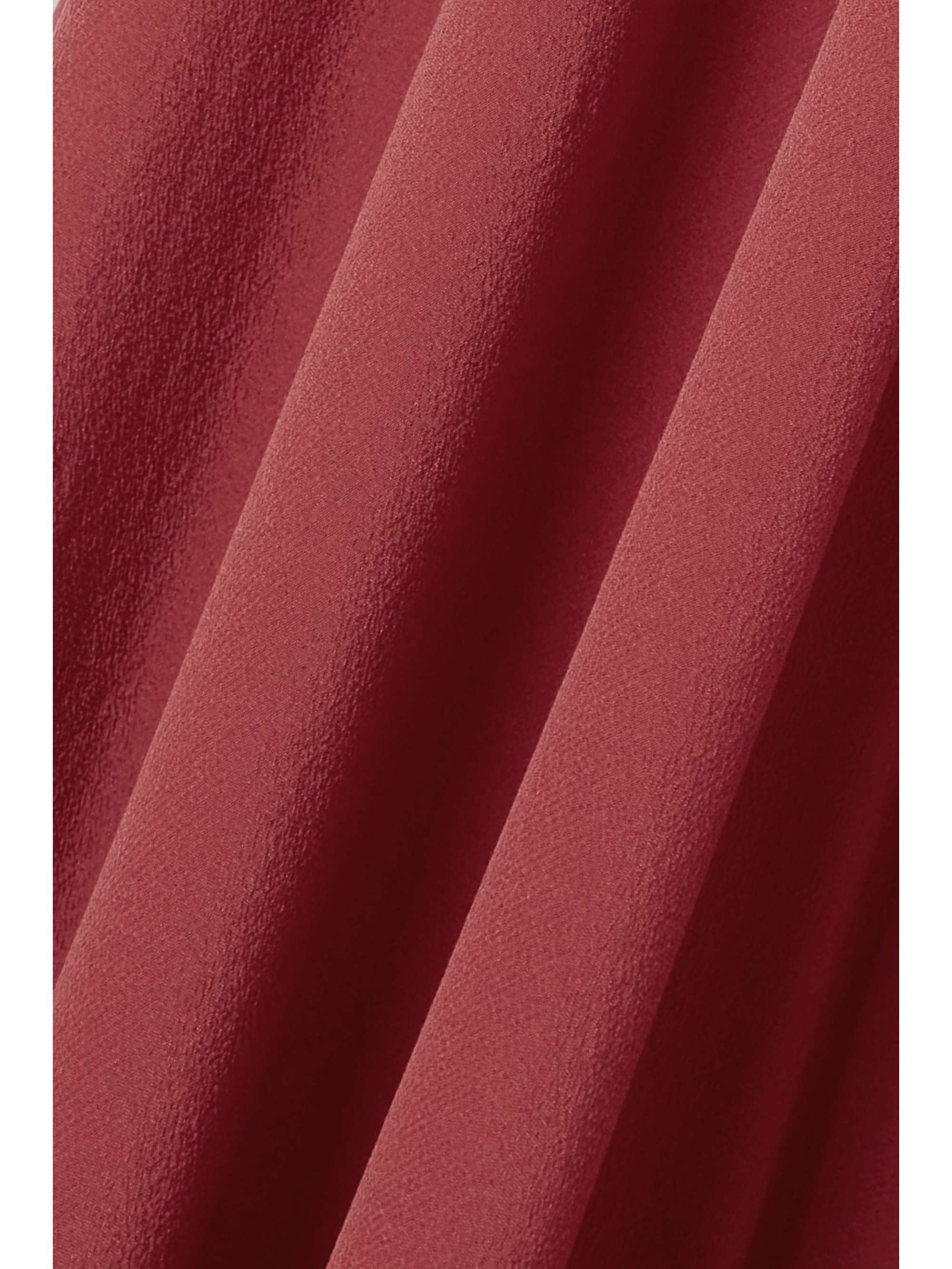 CORTANA + NET SUSTAIN Martina open-back cupro-satin maxi wrap dress