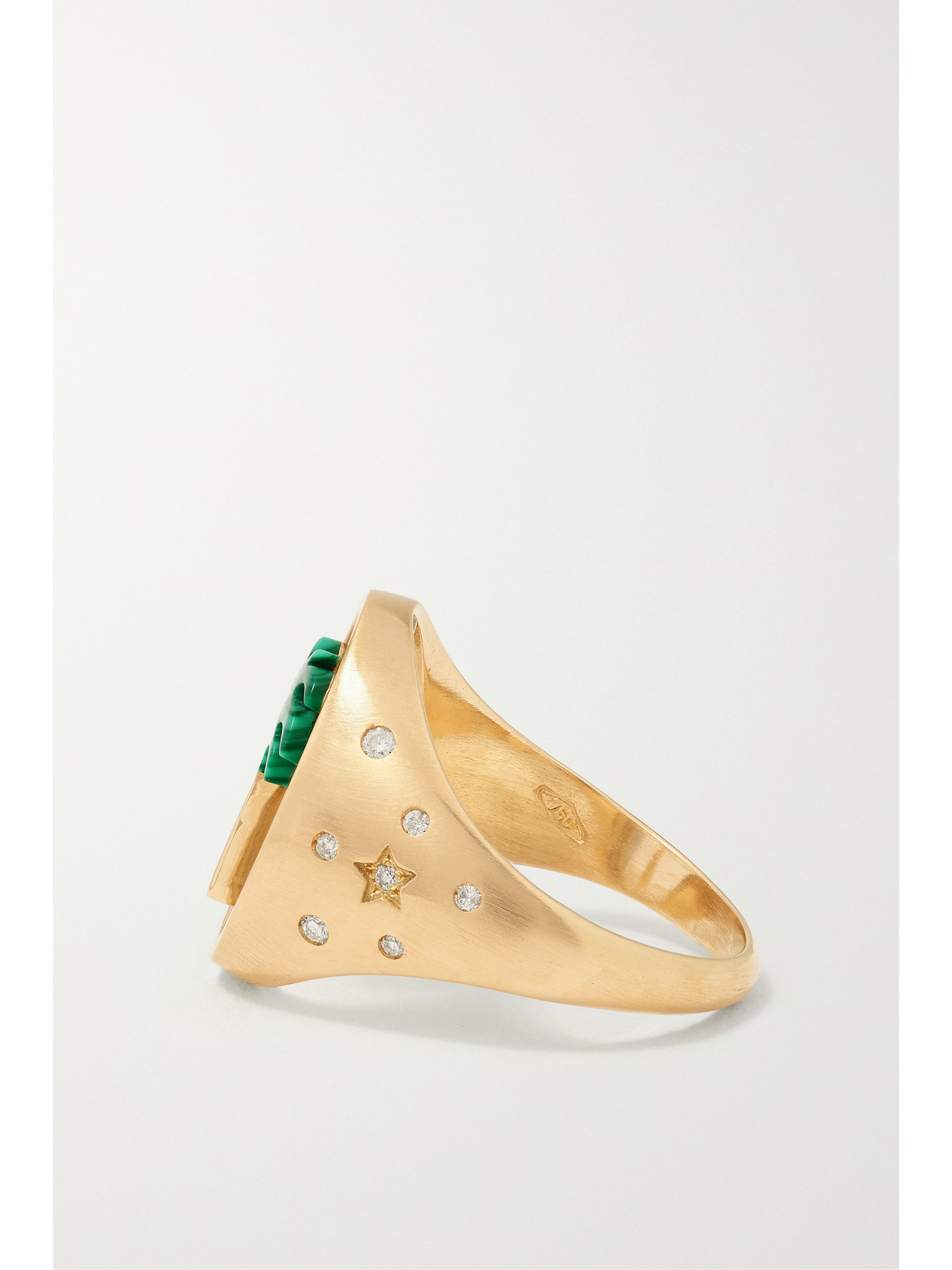 L'ATELIER NAWBAR PALM 2.0 18-KARAT GOLD MULTI-STONE RING