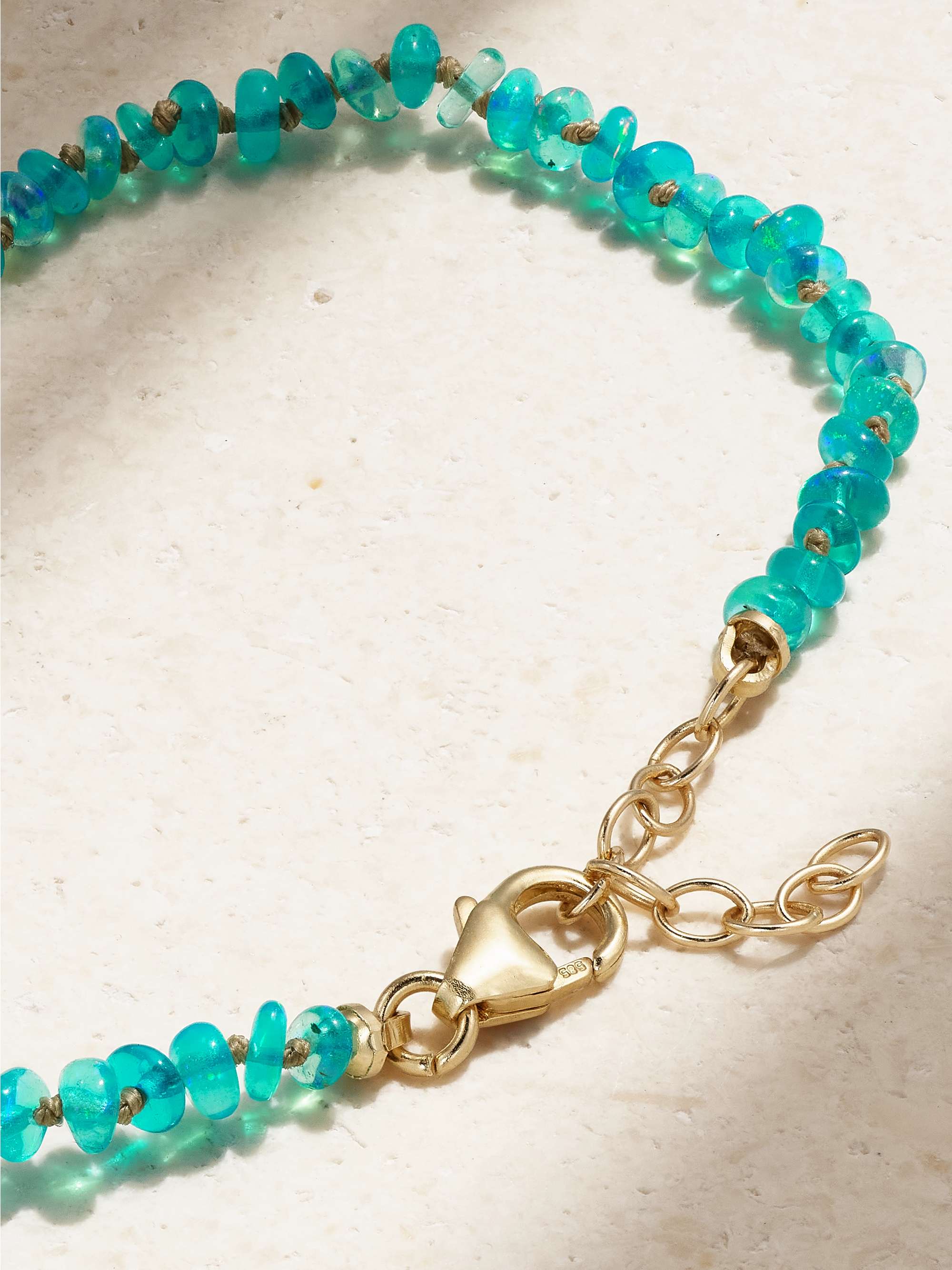 ANDREA FOHRMAN Mini Galaxy 14-karat gold multi-stone bracelet