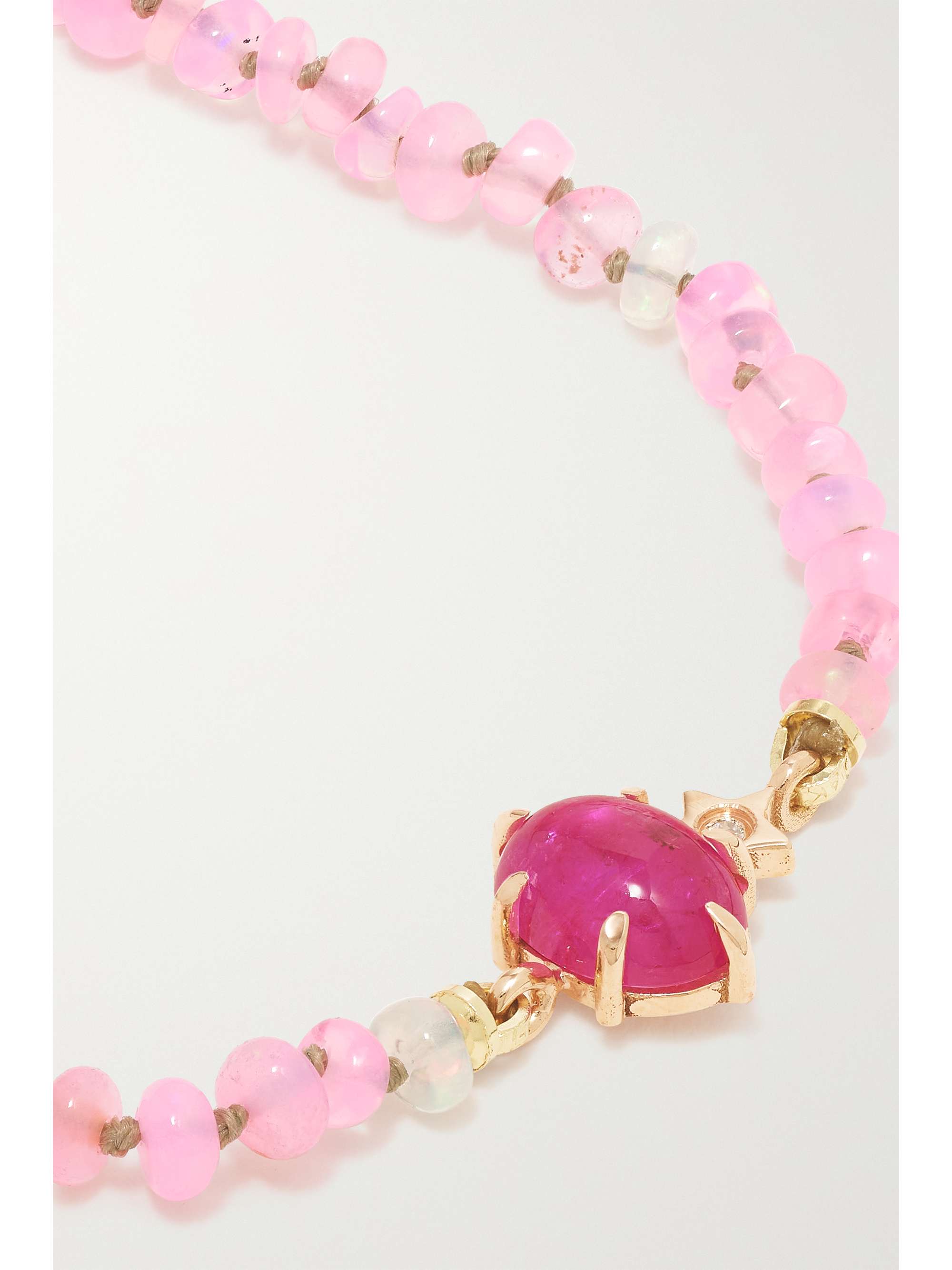 ANDREA FOHRMAN Mini Galaxy 14-karat gold multi-stone bracelet