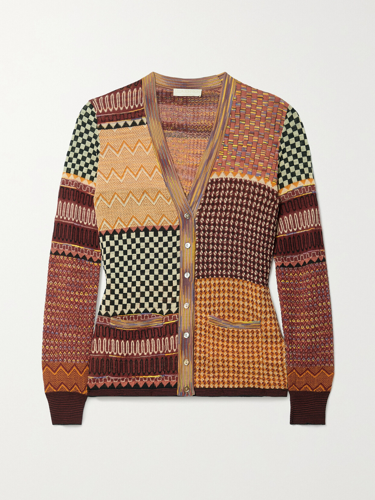 Ulla Johnson - Medina Jacquard-knit Cardigan - Orange