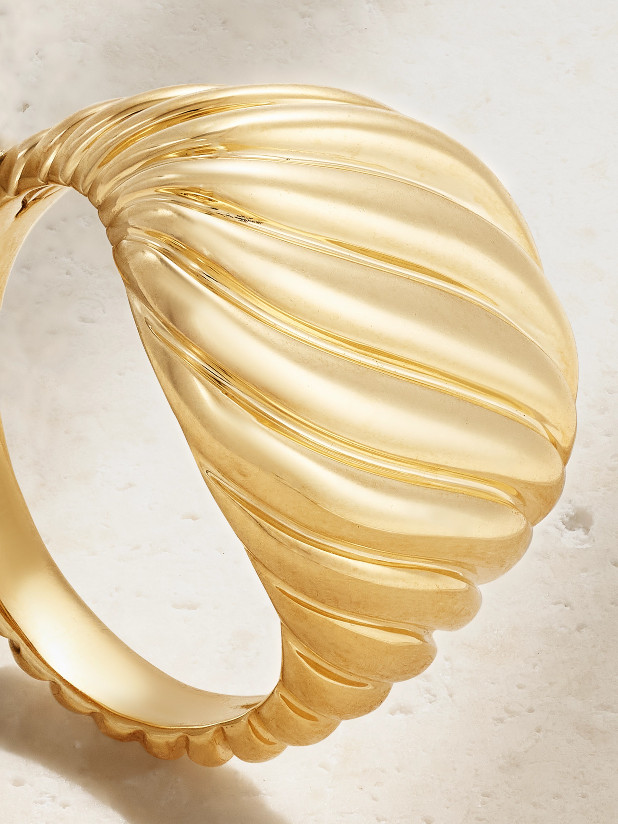 David Yurman Cable 18-karat Gold Signet Ring In Gold