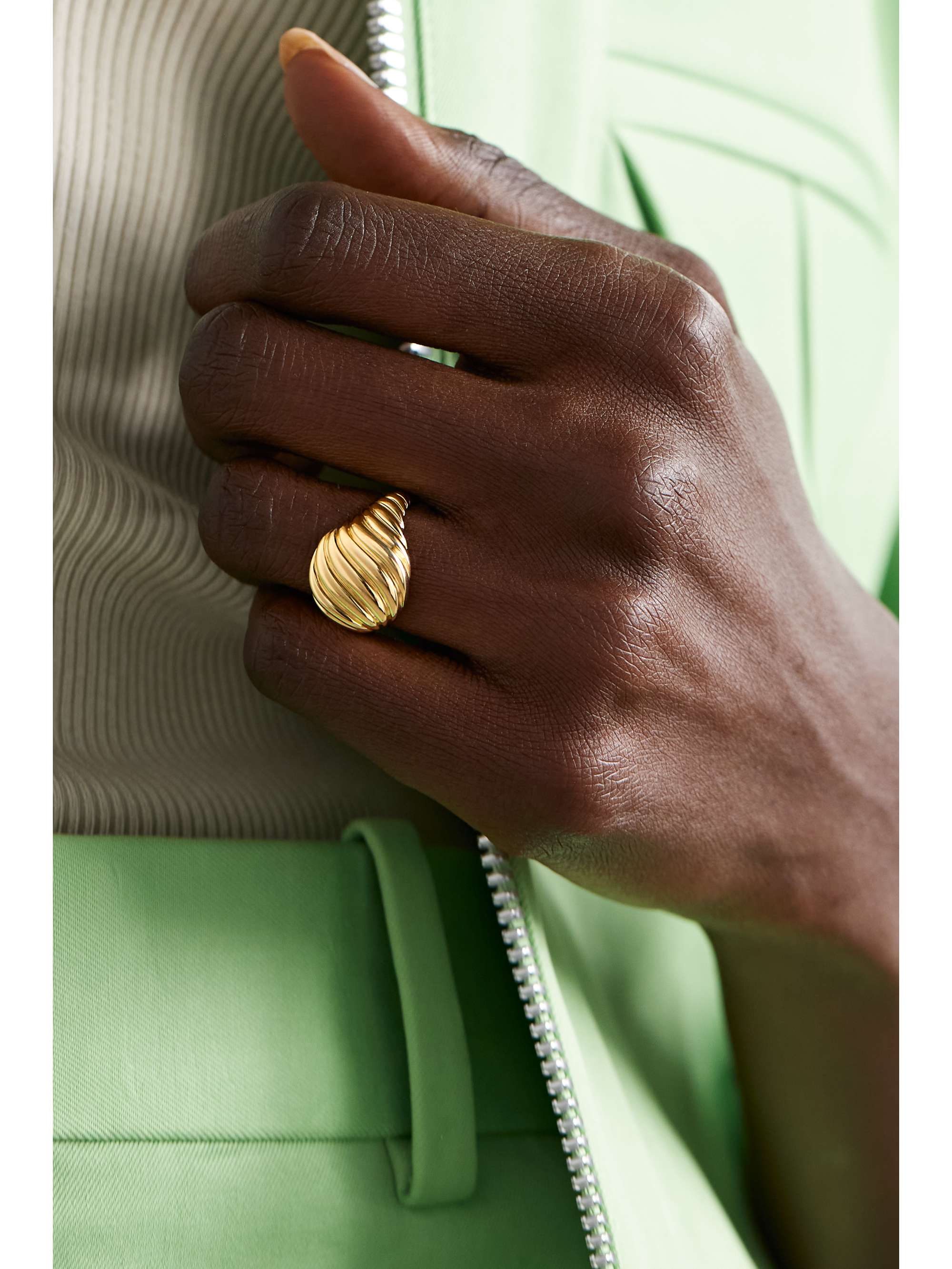 DAVID YURMAN Cable 18-karat gold signet ring