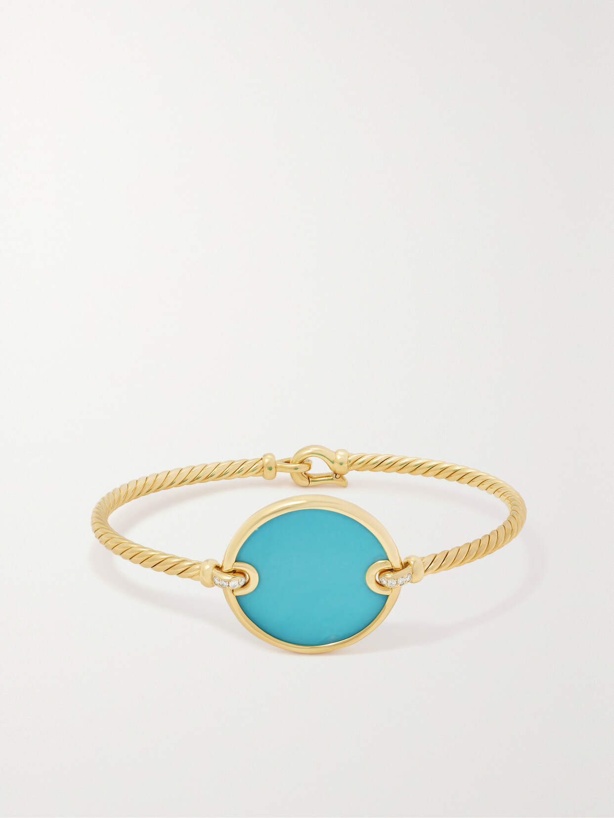 David Yurman 18-karat , Enamel And Diamond Bracelet