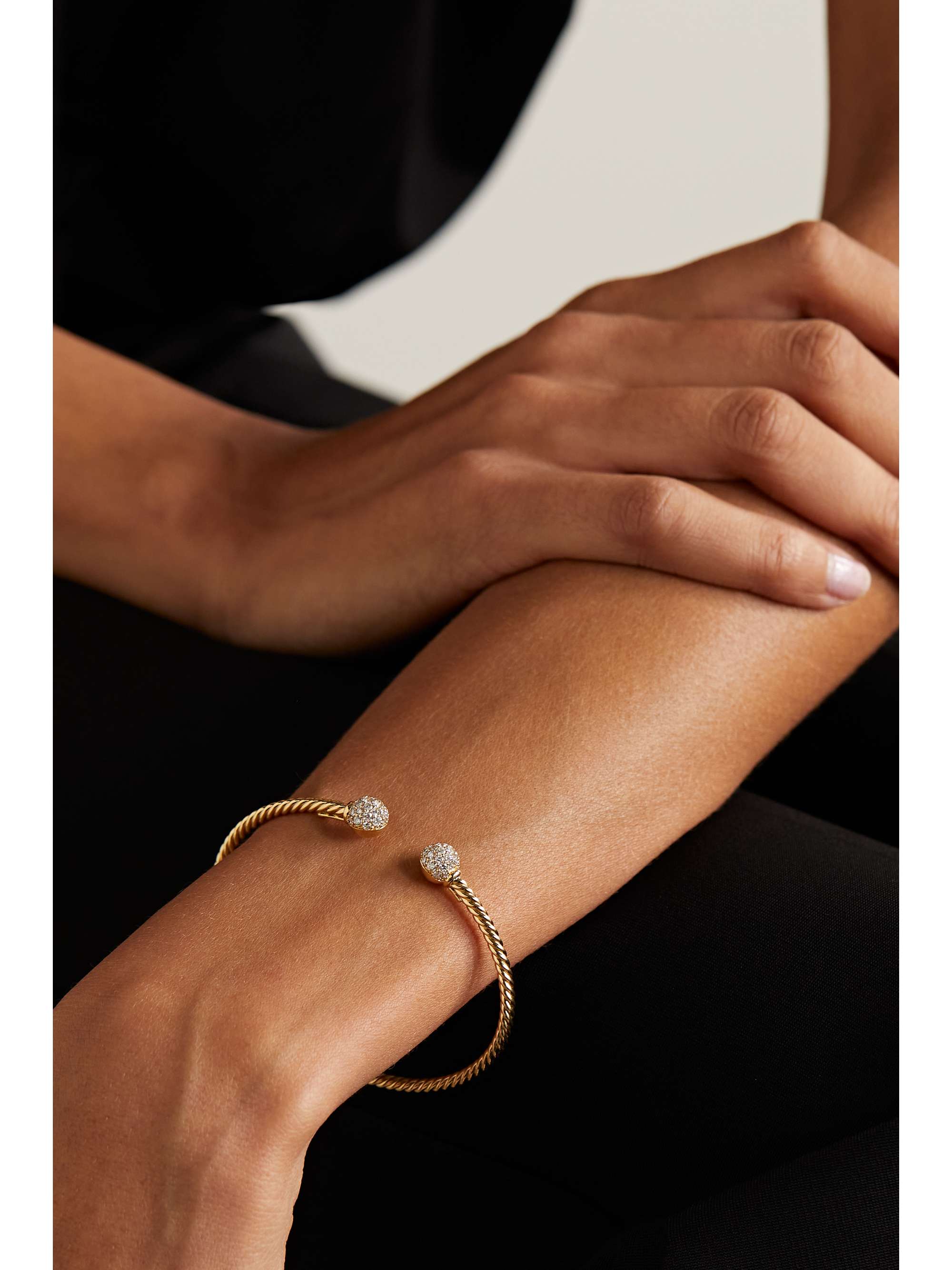 DAVID YURMAN Solari 18-karat gold lapis lazuli cuff