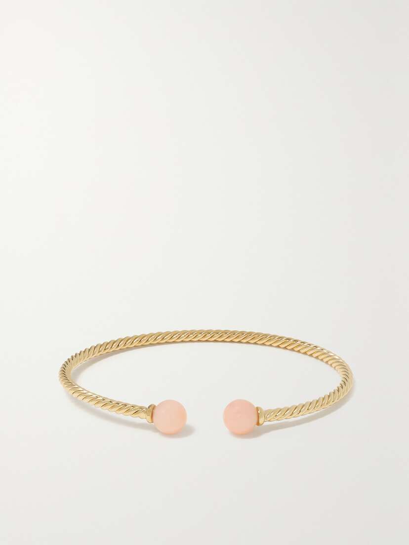 David Yurman Solari 18-karat Gold Opal Cuff