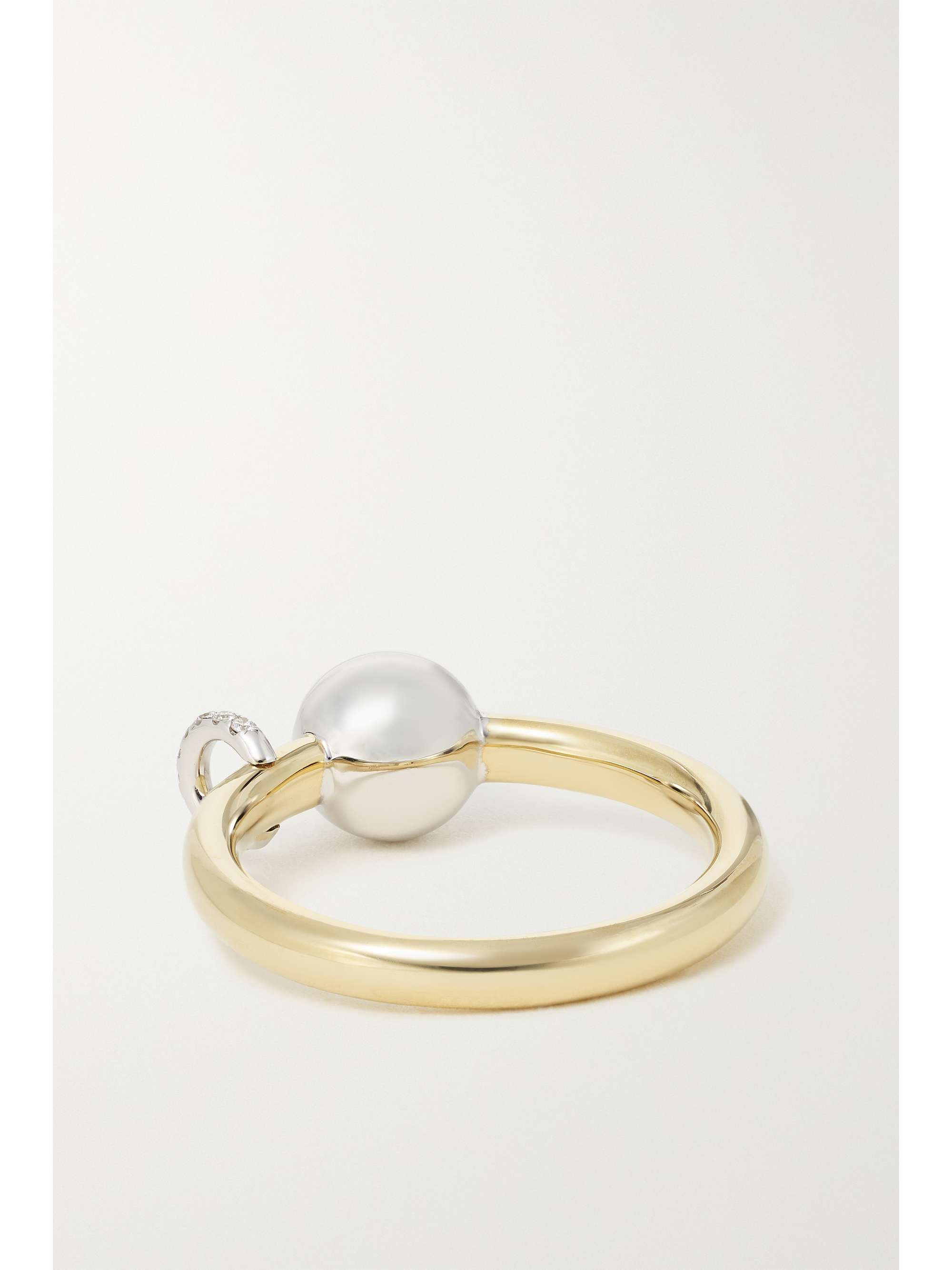 RAINBOW K 18-karat yellow and white gold diamond ring