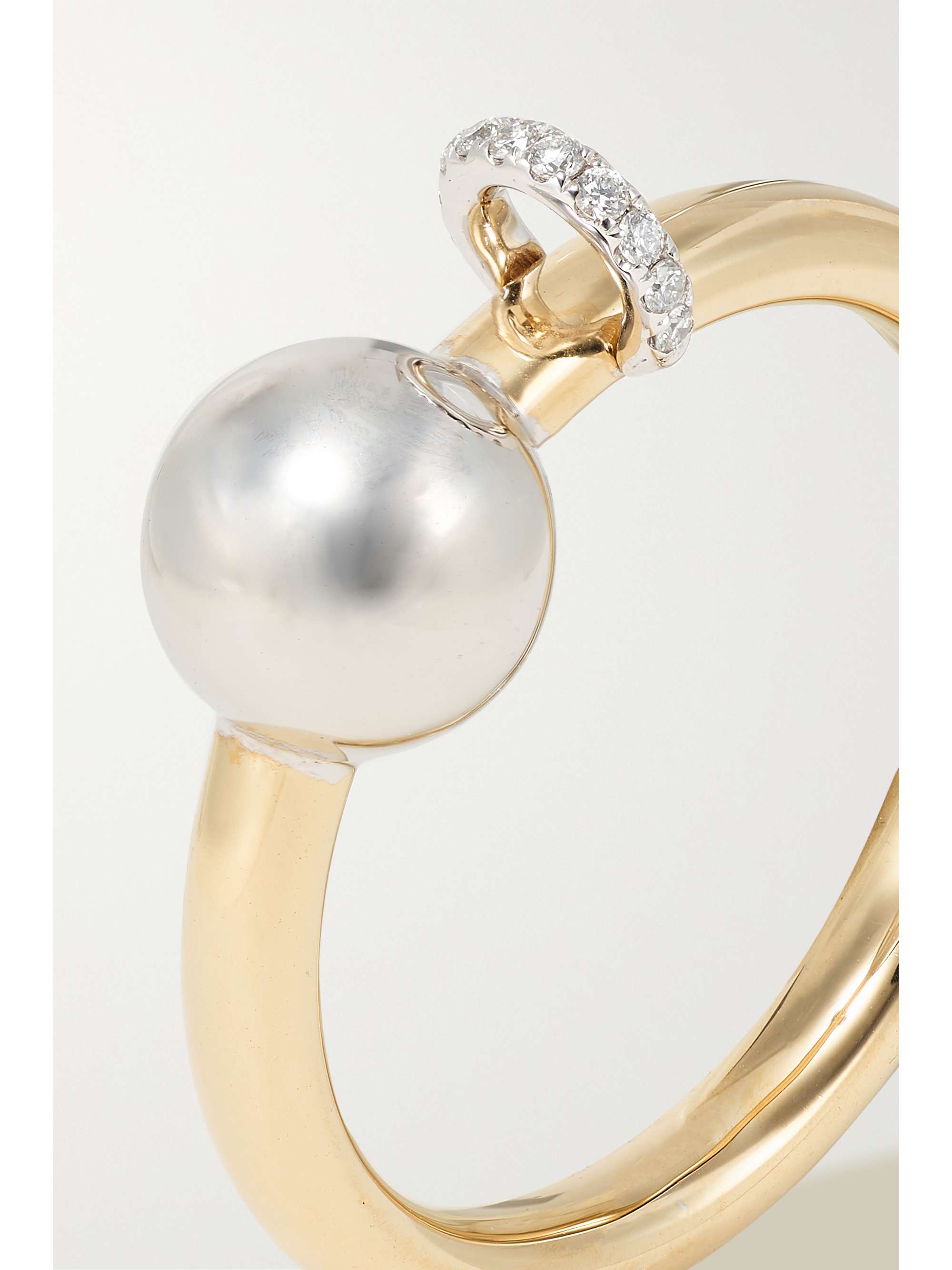 RAINBOW K 18-karat yellow and white gold diamond ring