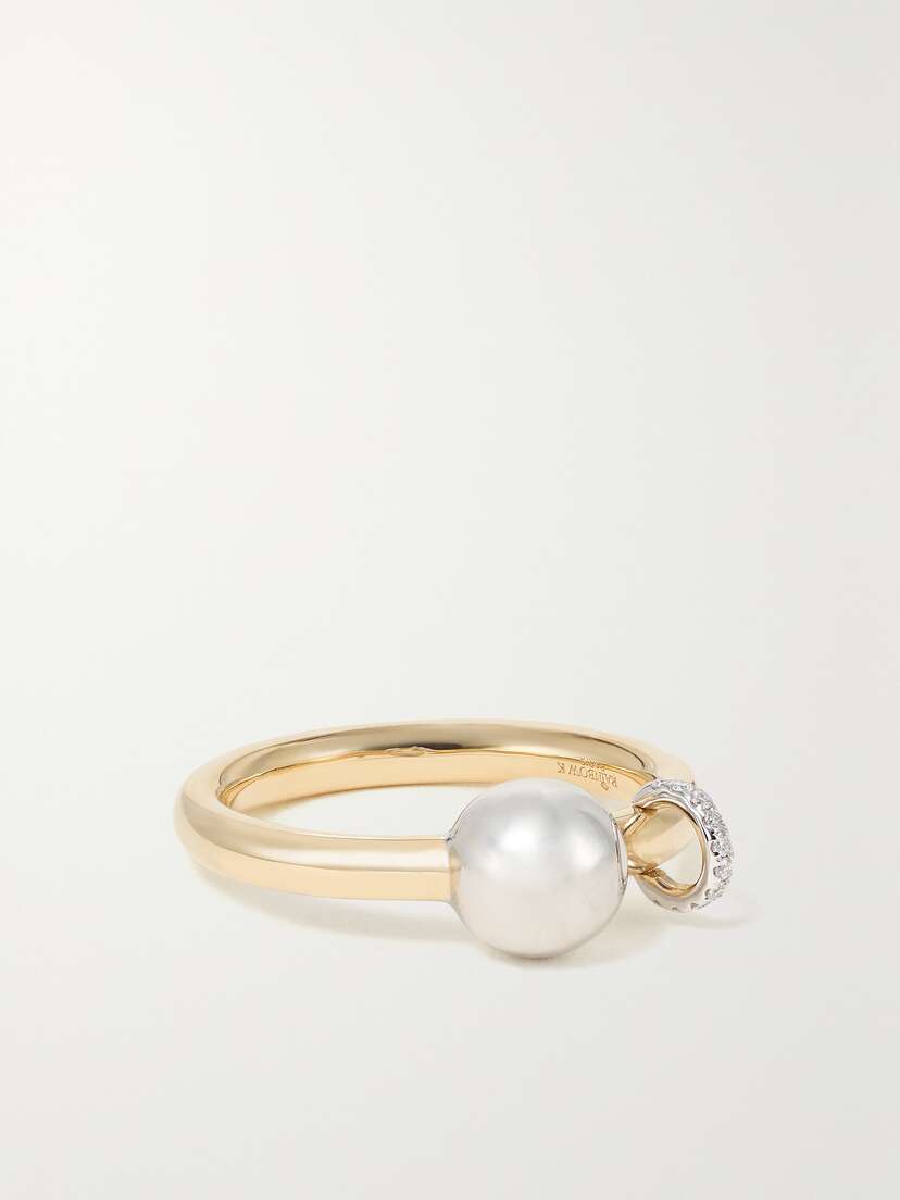 Rainbow K 18-karat Yellow And White Gold Diamond Ring