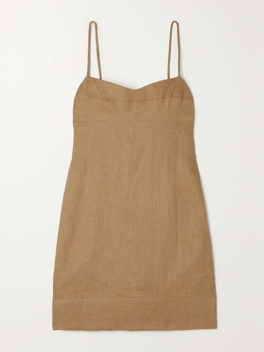 HAIGHT + NET SUSTAIN Patricia linen mini dress NETAPORTER