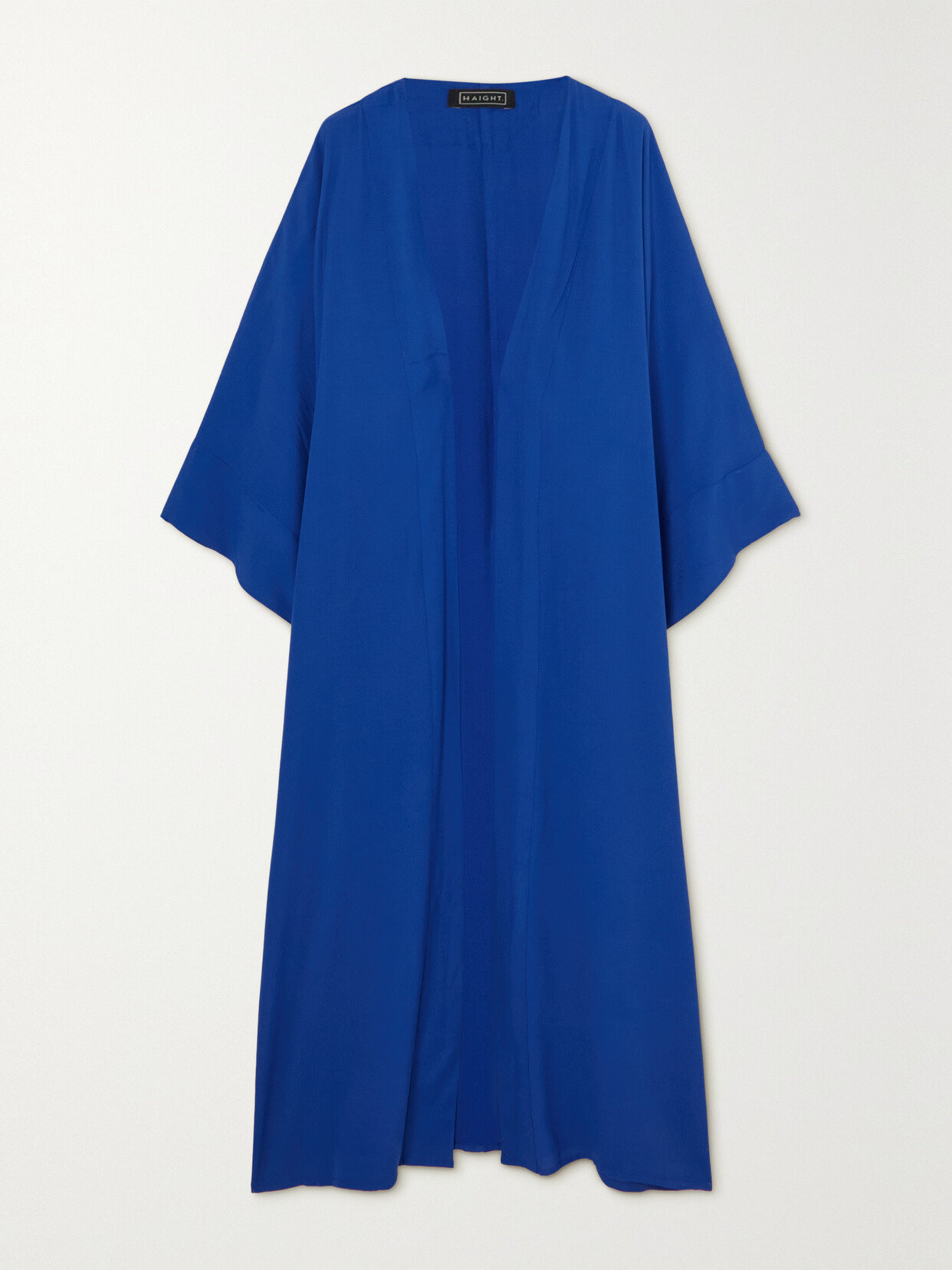 Haight - + Net Sustain Ana Crepe De Chine Robe - Blue