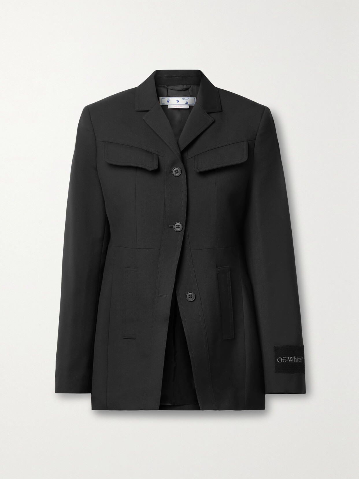 Off-White - Toybox Wool-twill Blazer - Black