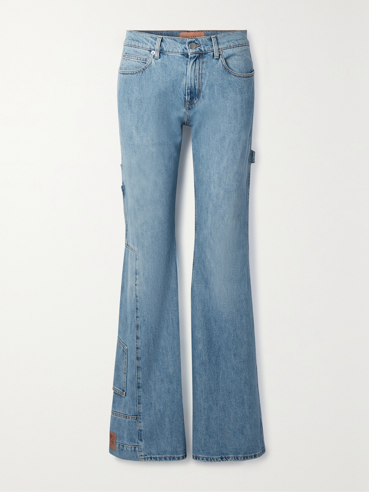 Dodo Bar Or - Hayes Paneled Mid-rise Flared Jeans - Blue