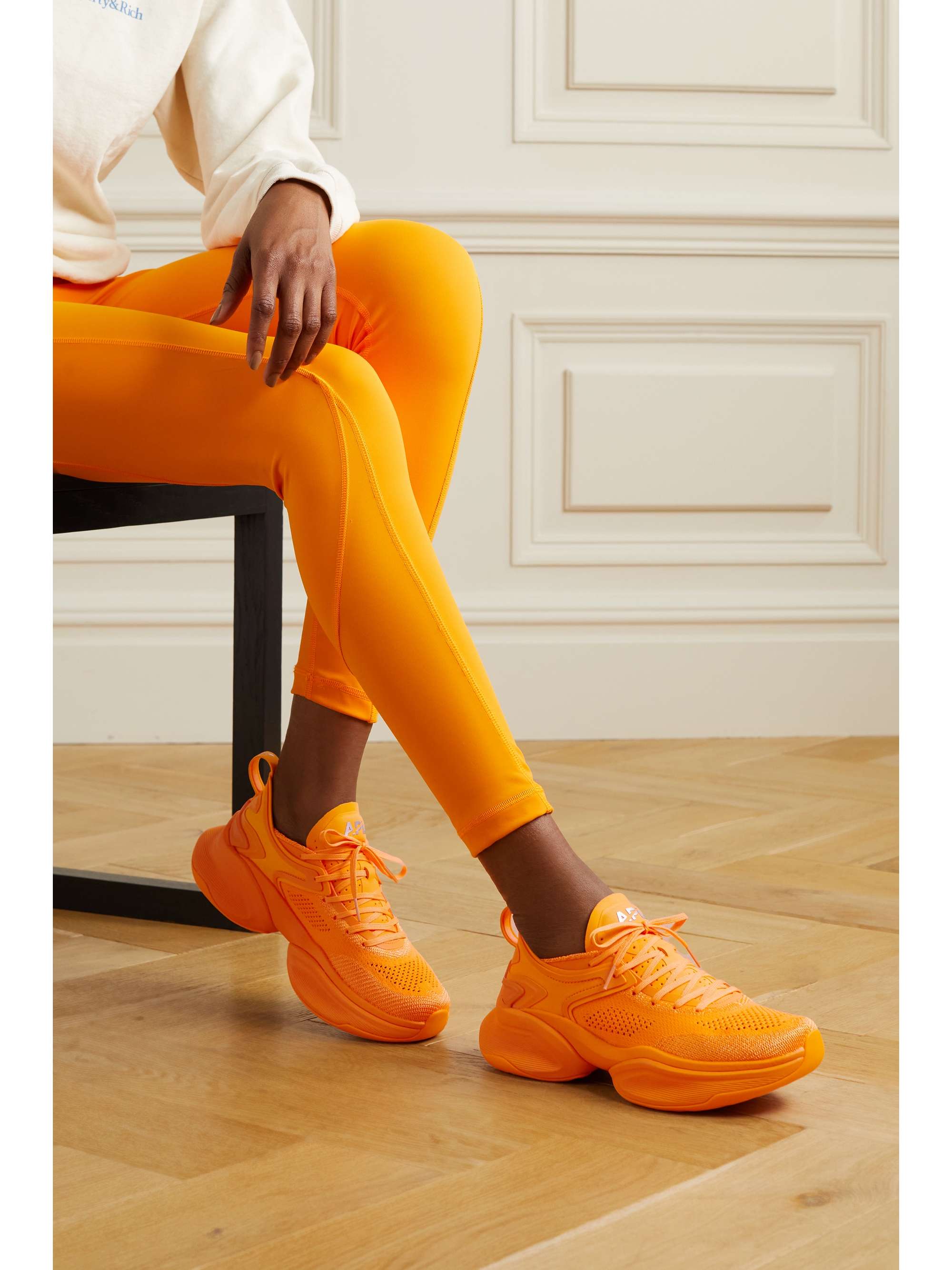 APL ATHLETIC PROPULSION LABS + McLaren Souffle Sockliner mesh sneakers