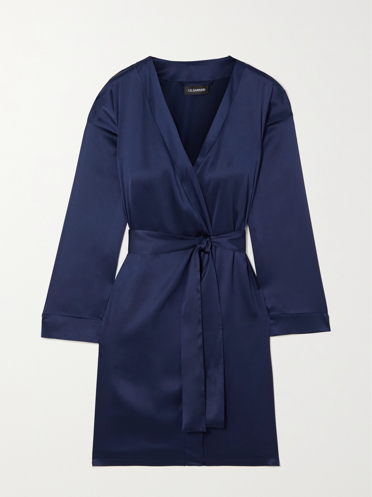 I.D. Sarrieri Royal Jewel Stretch-silk Robe - Blue