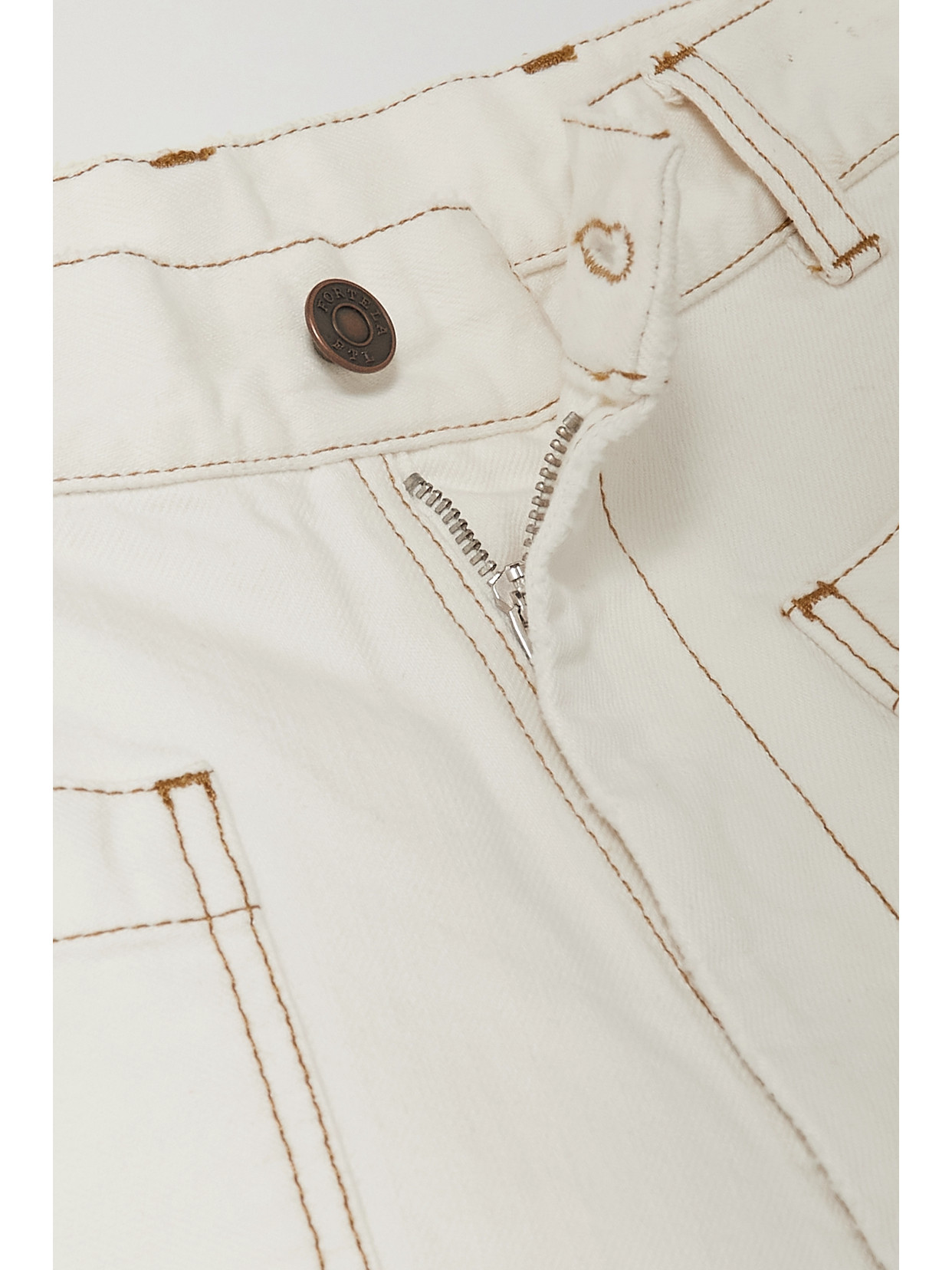 FORTELA JOELLE HIGH-RISE STRAIGHT-LEG JEANS