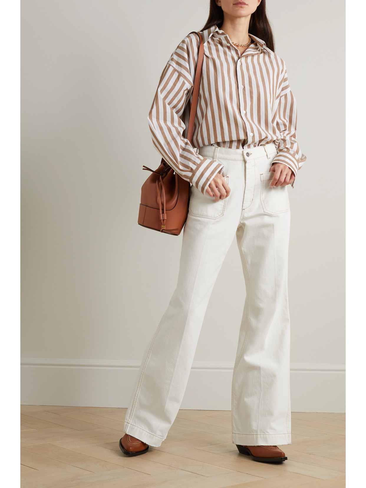 Fortela Joelle High-rise Straight-leg Jeans In Off