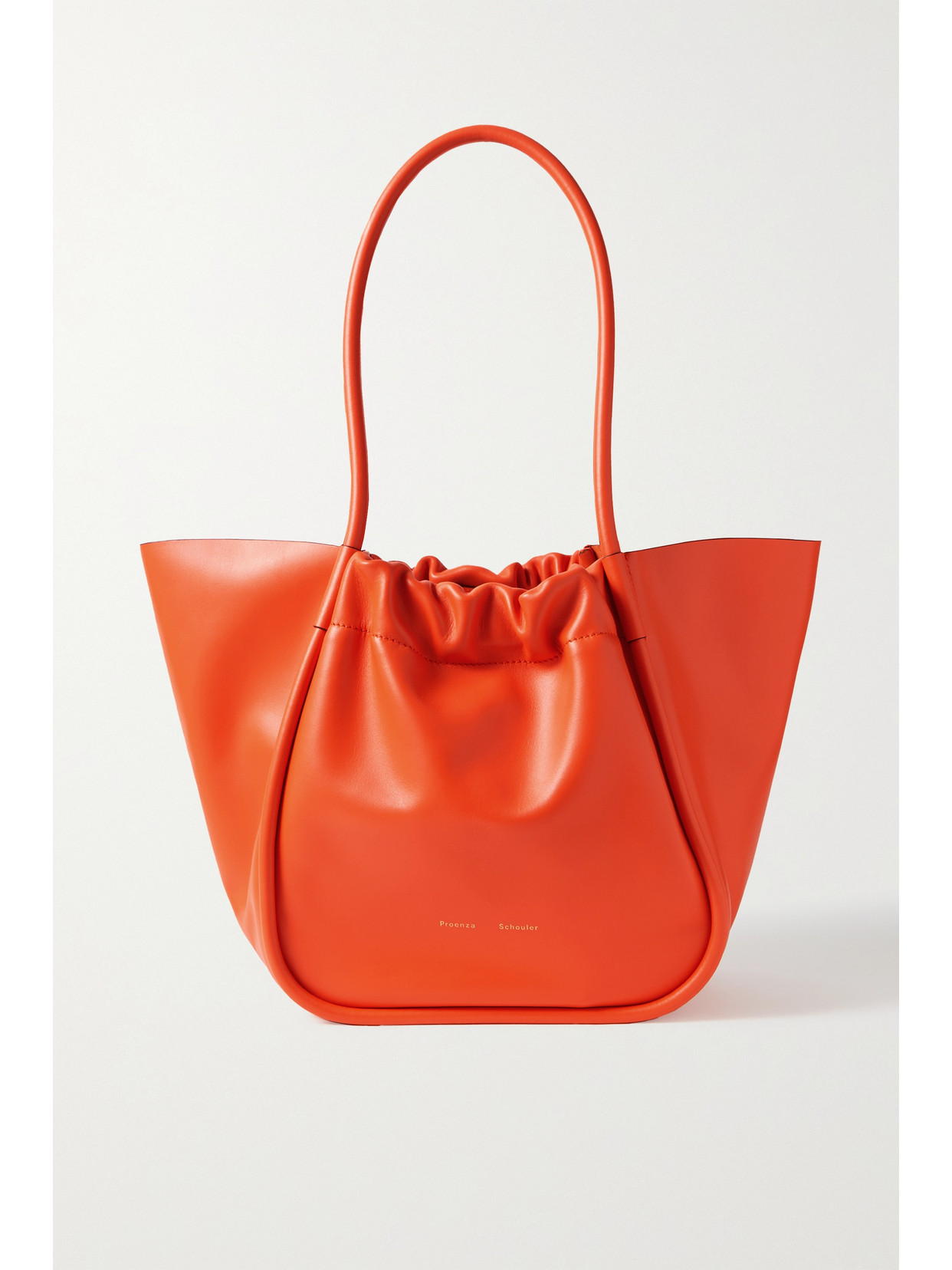 Proenza Schouler - Ruched Leather Tote - Orange