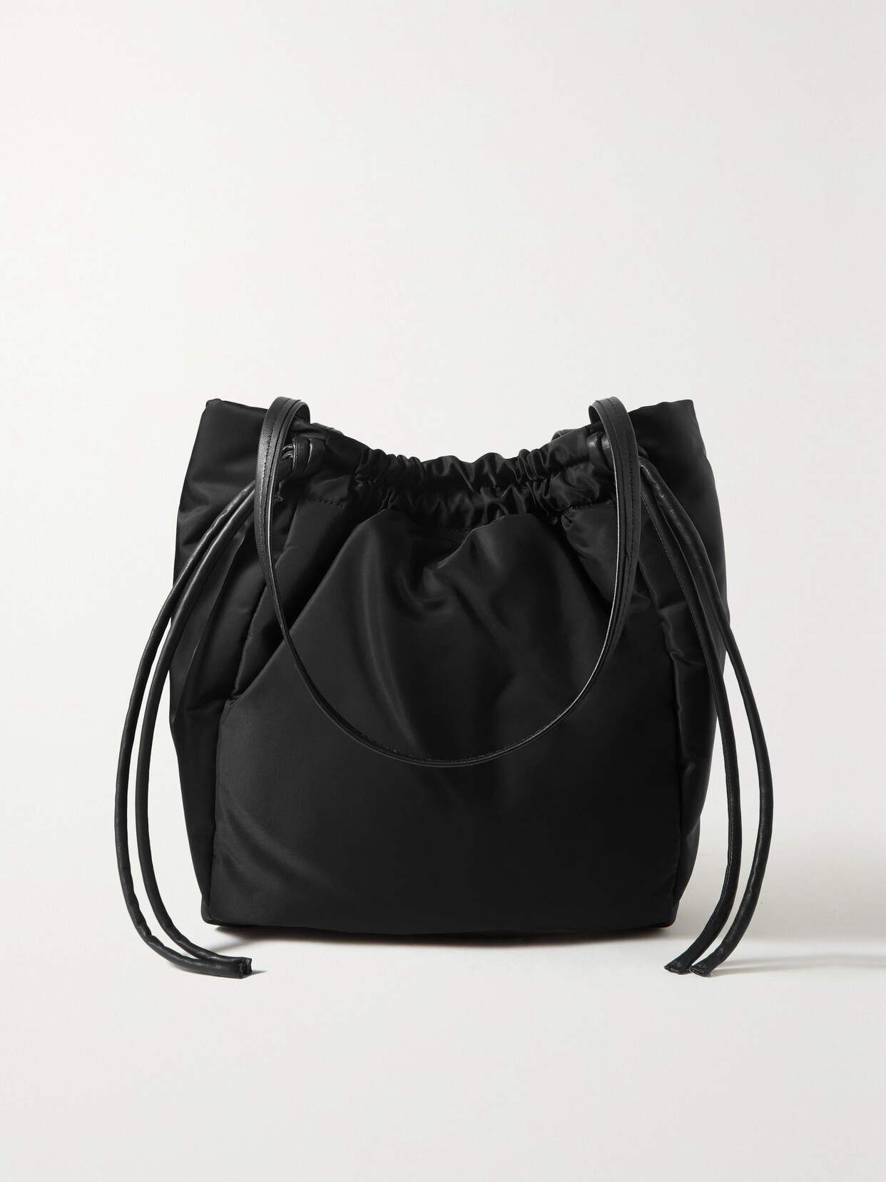 Proenza Schouler - Leather-trimmed Shell Tote - Black