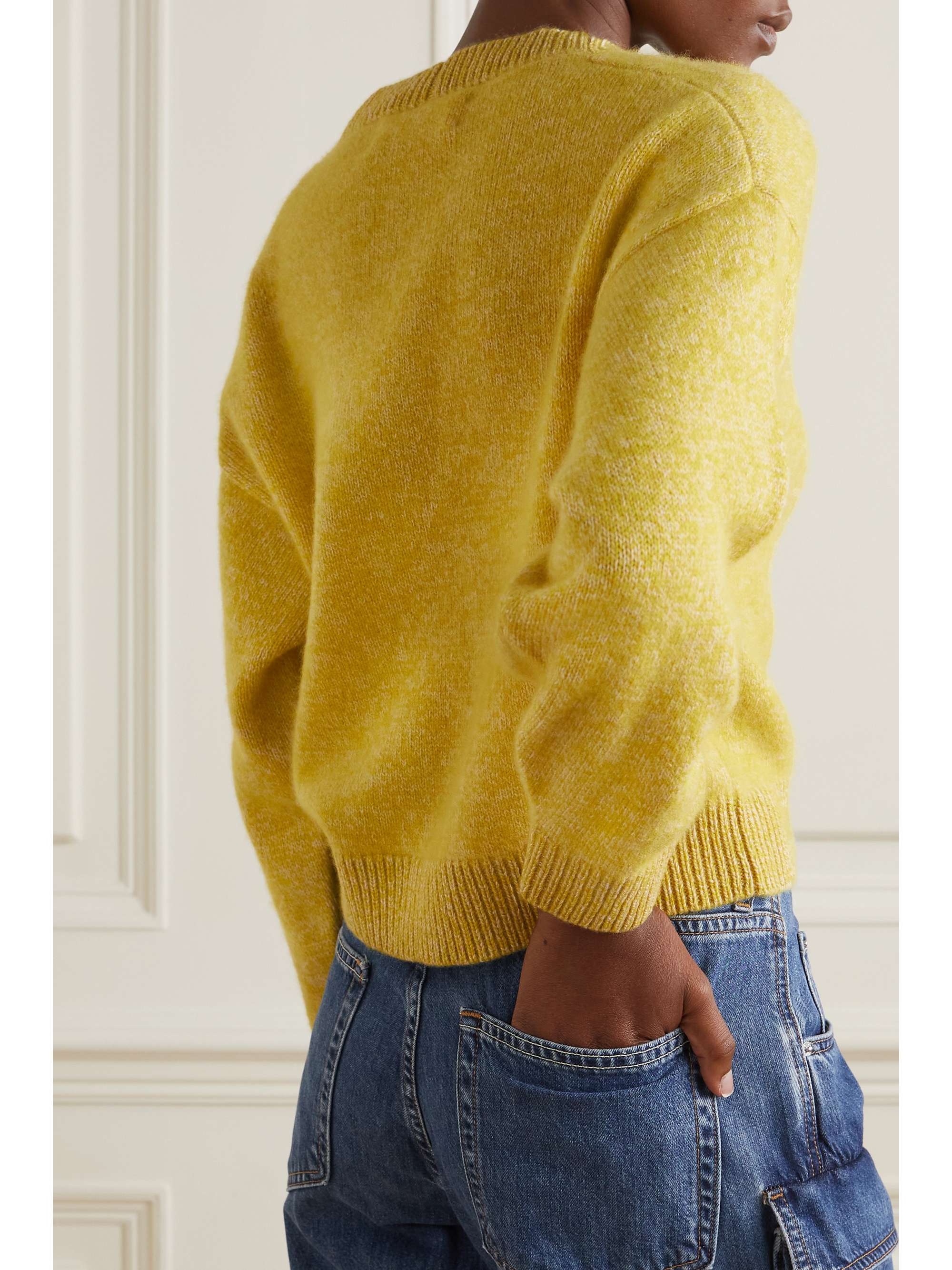 THE ELDER STATESMAN Mélange cashmere sweater