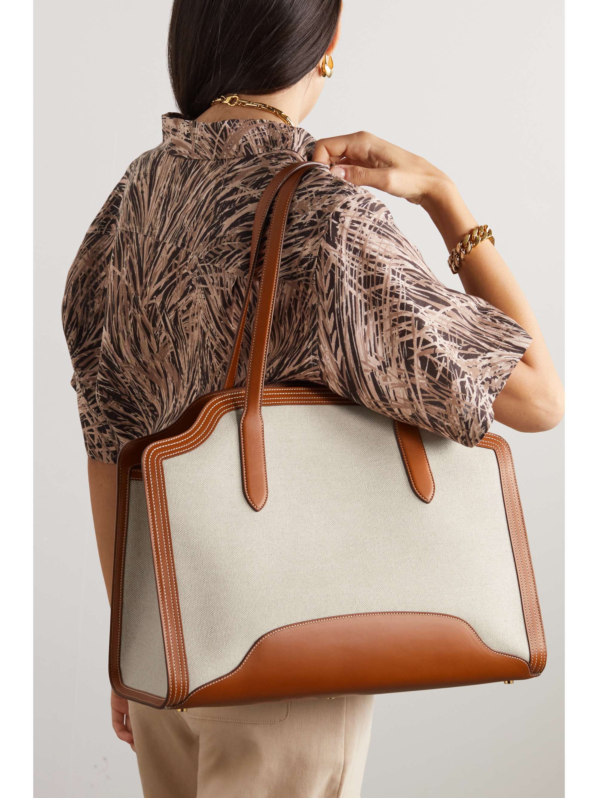 Loro piana top tote bag